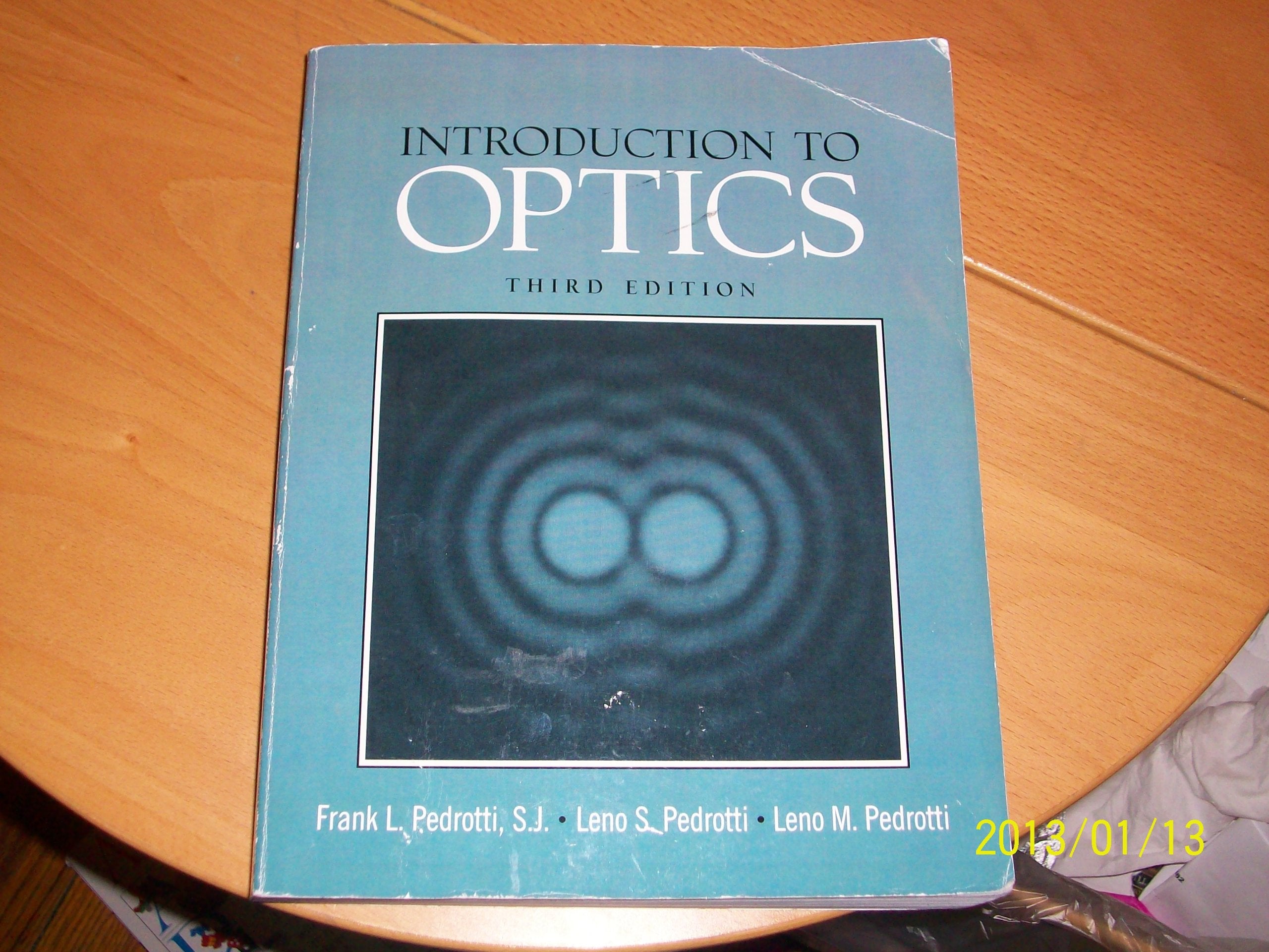 Introduction to Optics,New