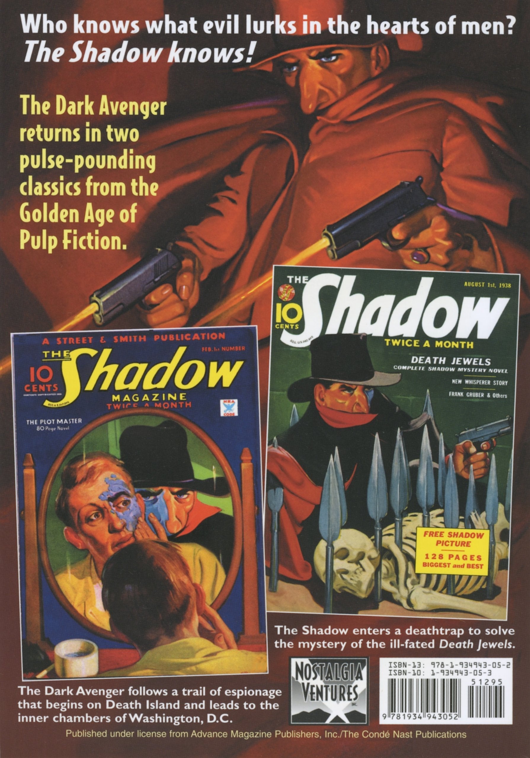 The Plot Master and Death Jewels: Two Classic Adventures of the Shadow,Used