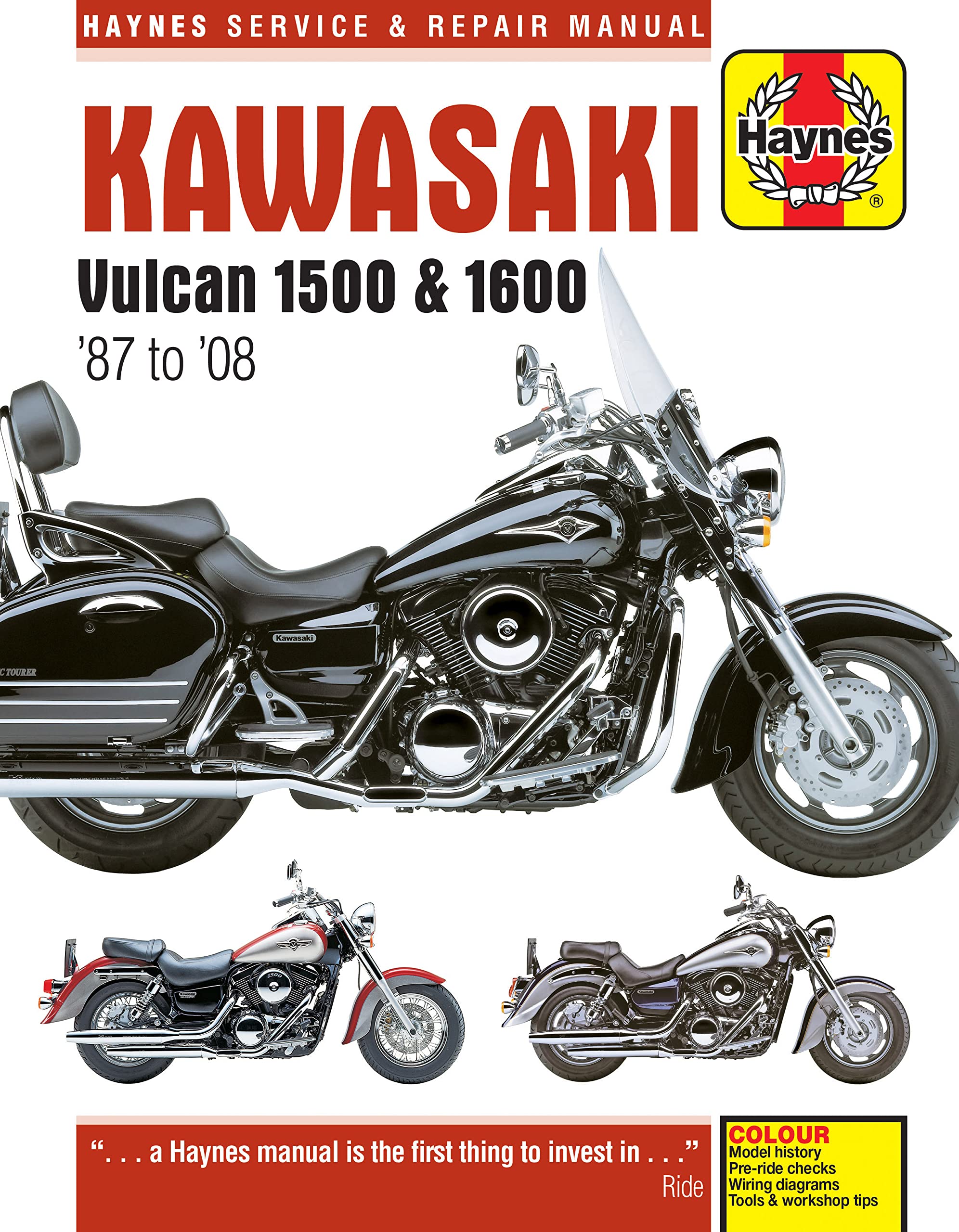 Kawasaki Vulcan 1500/1600, '87'08 (Haynes Powersport),Used