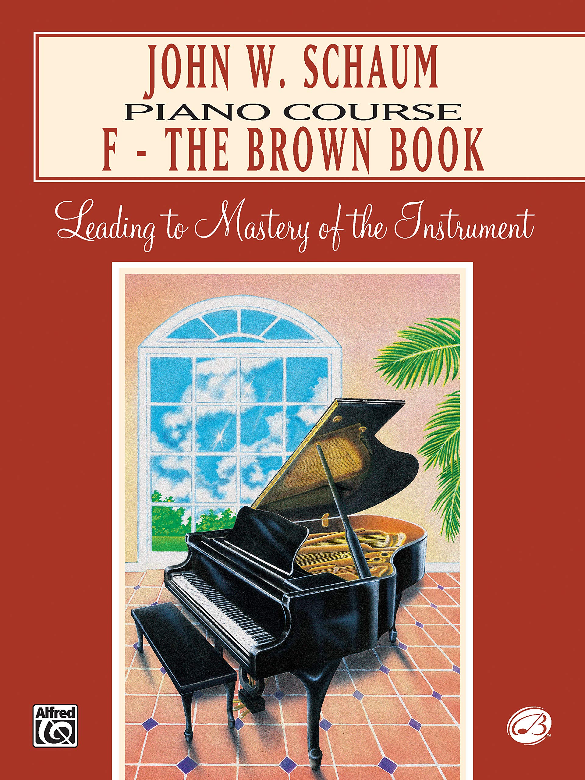 John W. Schaum Piano Course: F  The Brown Book,Used