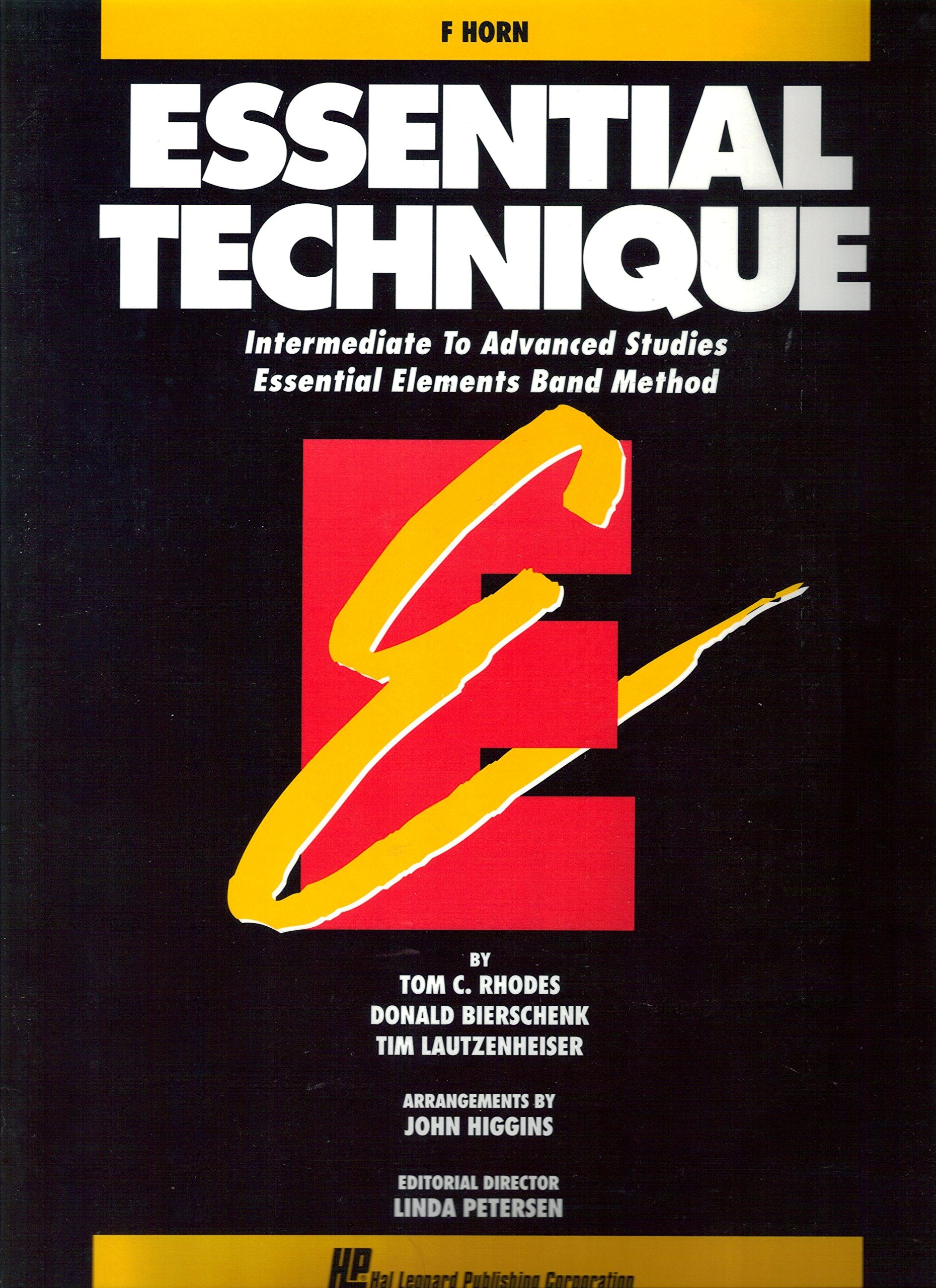 ESSENTIAL TECHNIQUE ORIGINAL SERIES (BLACK) F HORN INTERMEDIATE/ADVANCED STUDIES,Used
