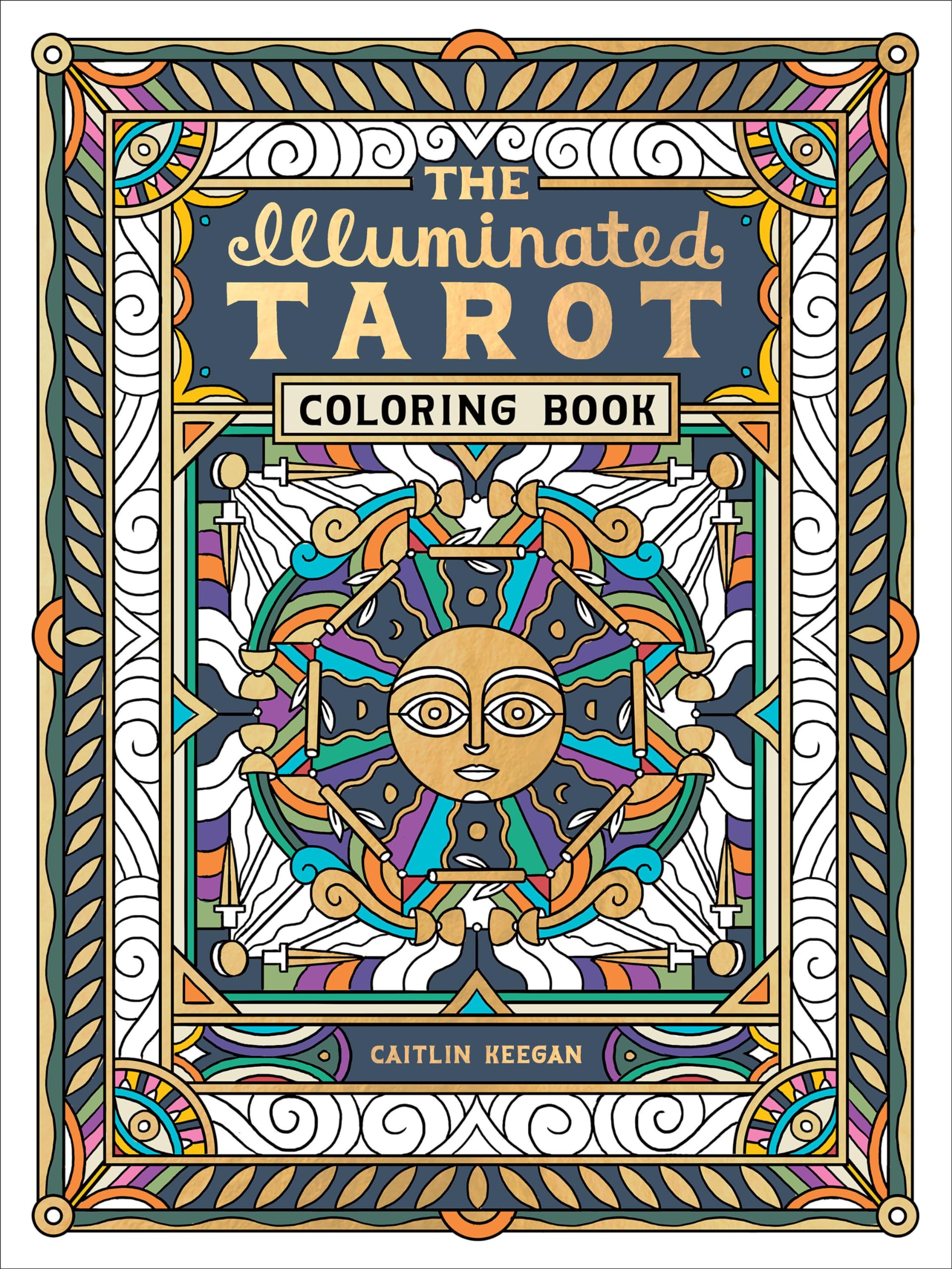 The Illuminated Tarot Coloring Book: Tarot Card Art Coloring Book,Used