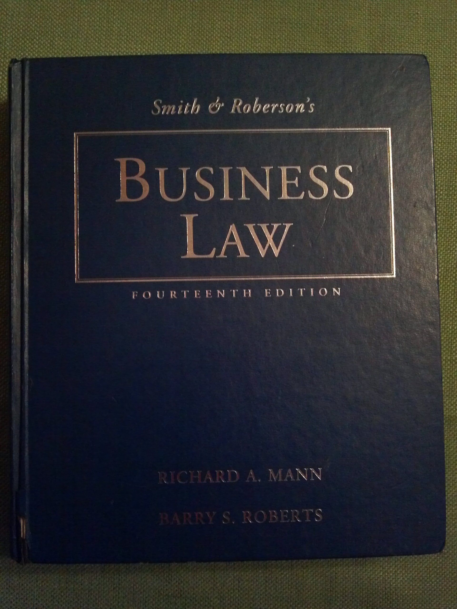 Smith and Robersons Business Law,Used