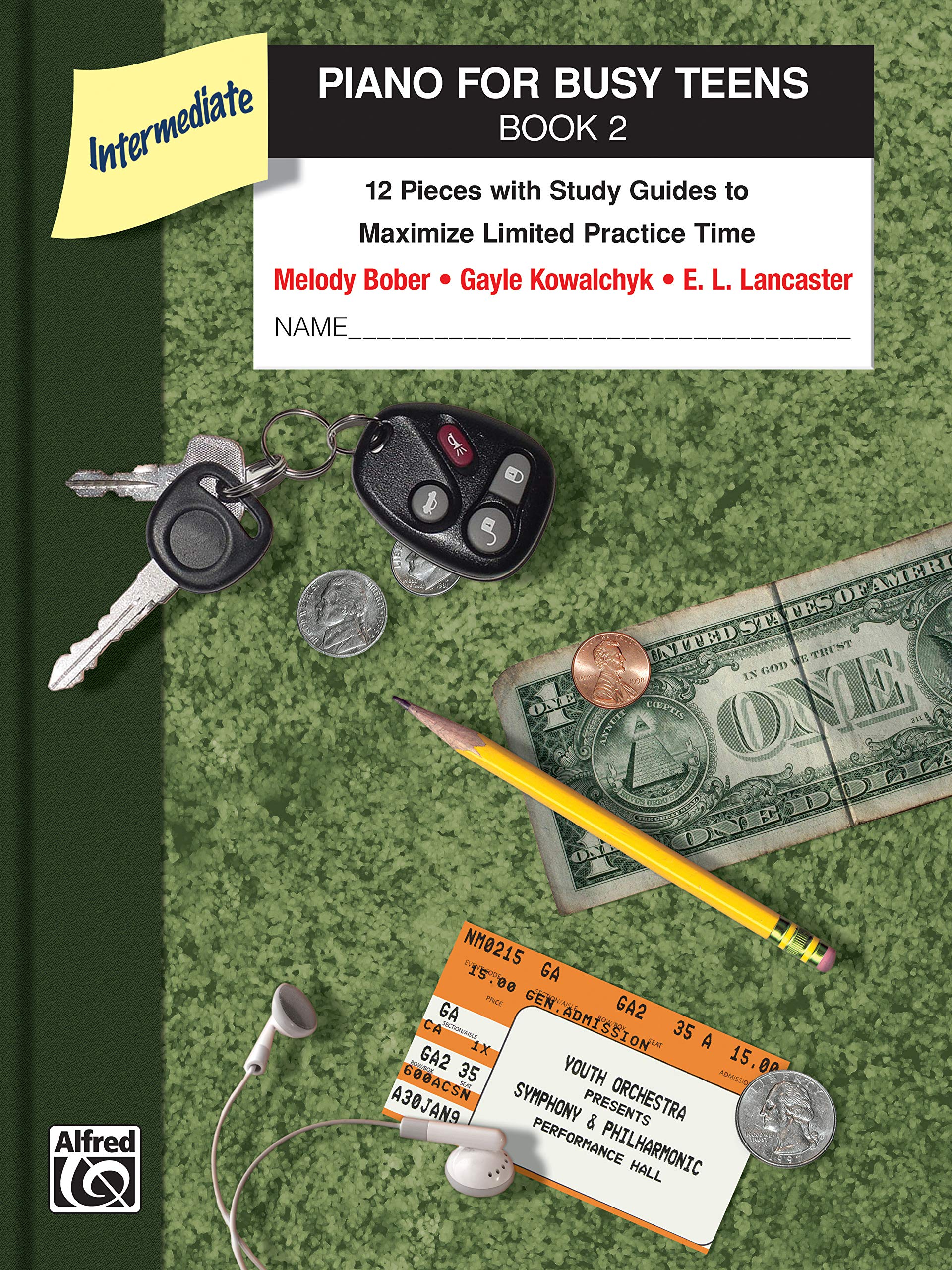 Piano for Busy Teens, Bk 2: 12 Pieces with Study Guides to Maximize Limited Practice Time,Used