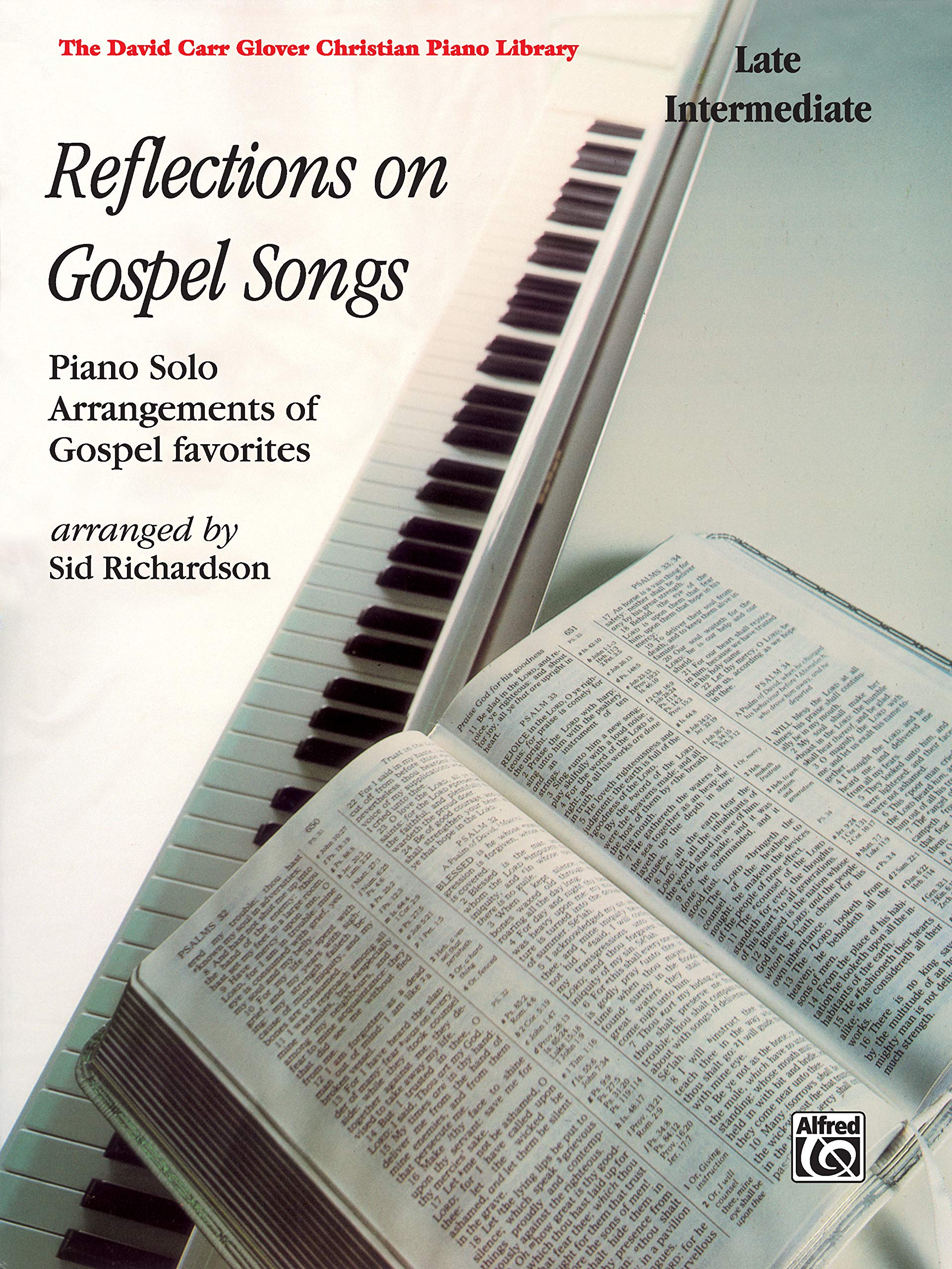 Reflections on Gospel Songs: Piano Solo Arrangements of Gospel Favorites (David Carr Glover Christian Piano Library),Used