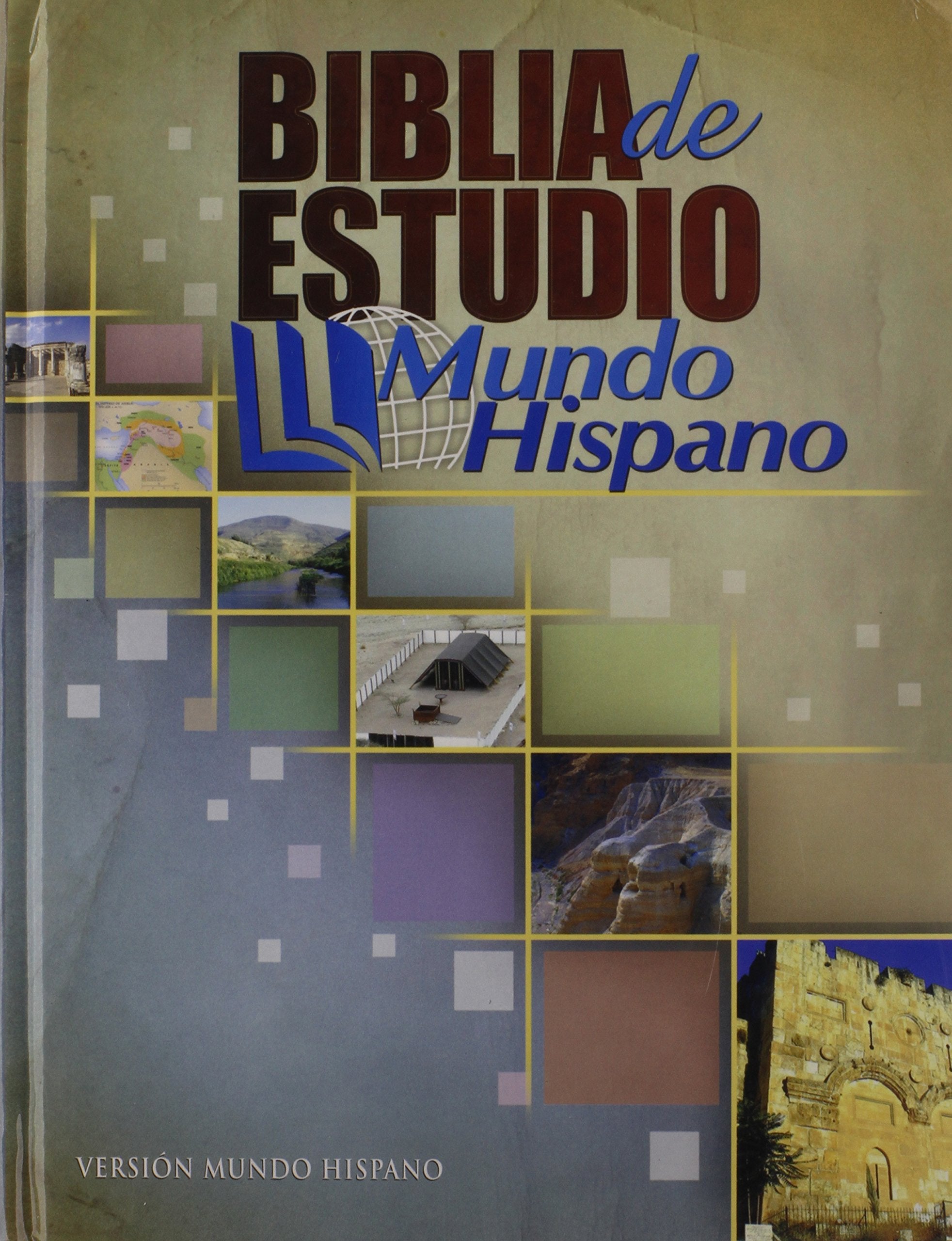 Biblia de Estudio Mundo Hispano (Tapa Dura) (Spanish Edition),Used