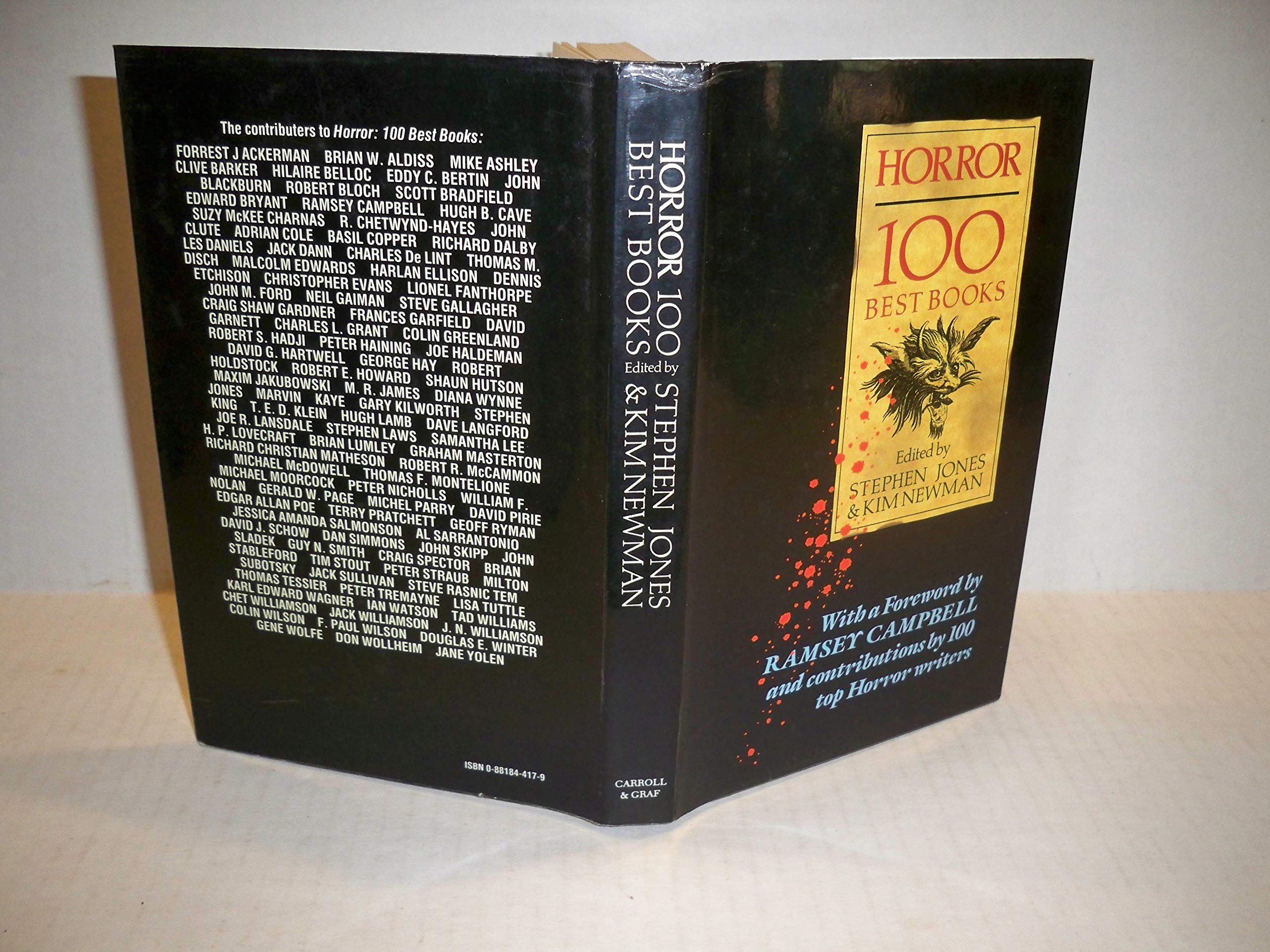 Horror: The 100 Best Books,Used
