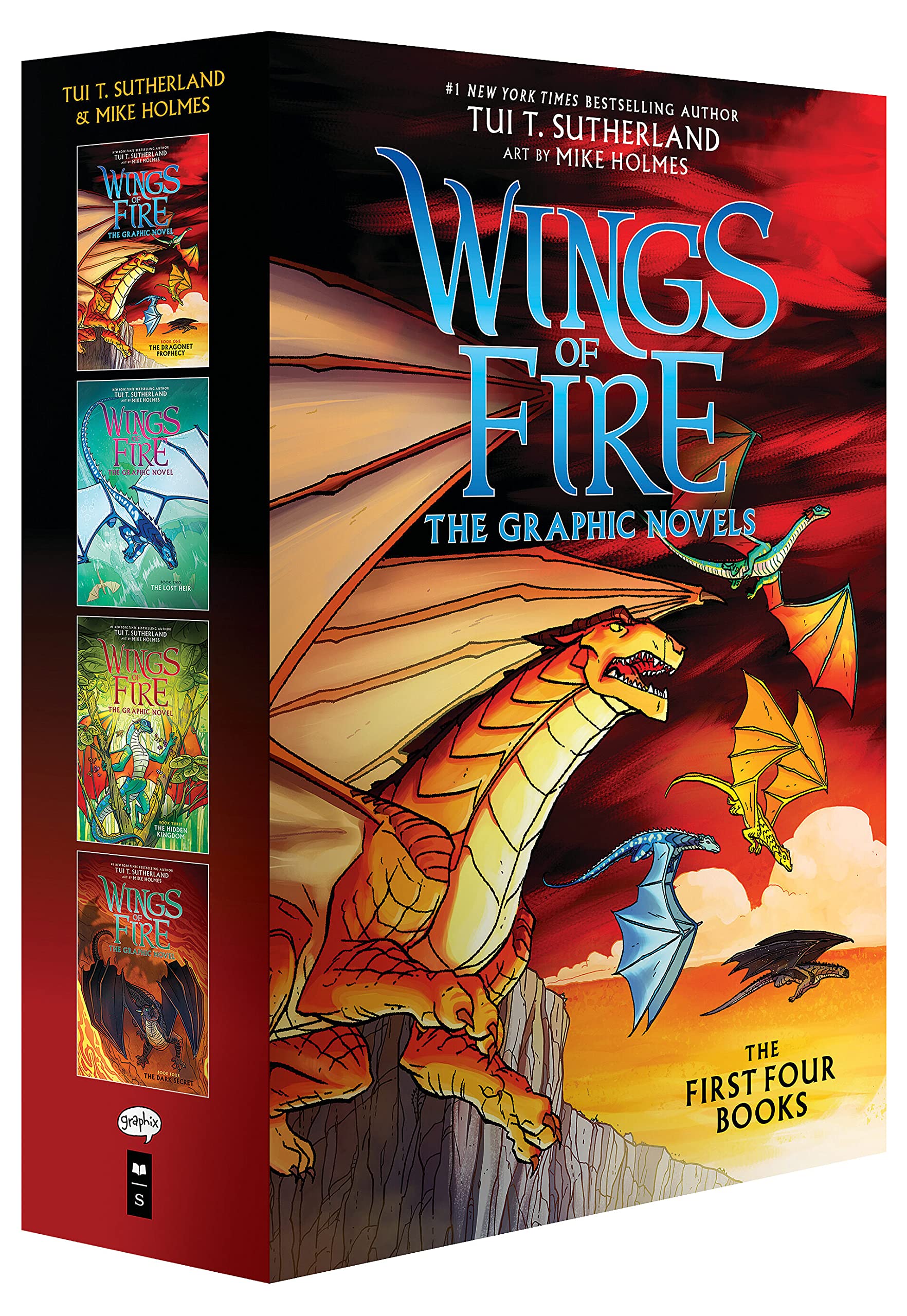 Wings Of Fire #1#4: A Graphic Novel Box Set (Wings Of Fire Graphic Novels #1#4) (Wings Of Fire Graphix),New