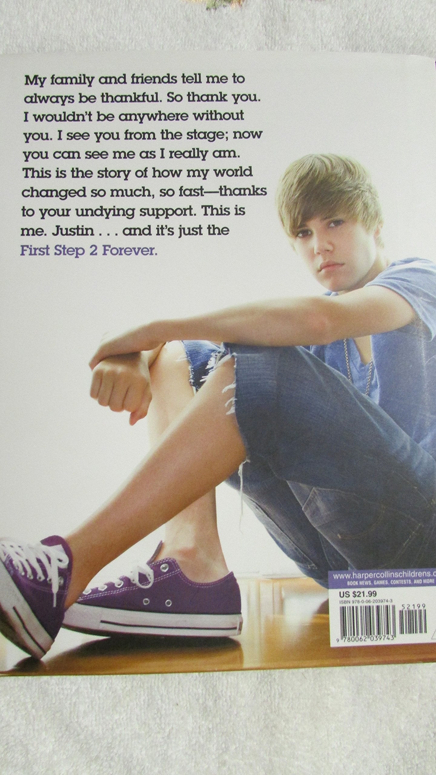 Justin Bieber: First Step 2 Forever (100% Official),New