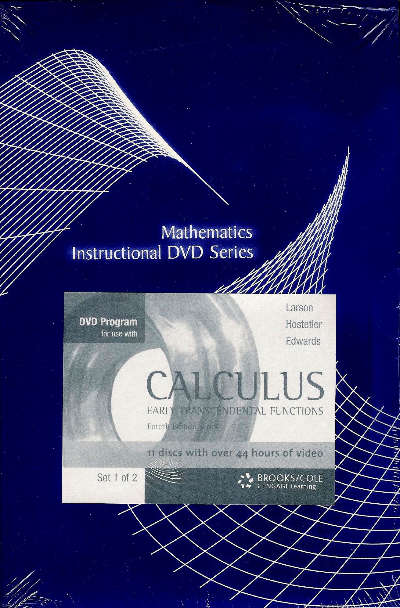 Dvd For Larson/Hostetler/Edwards Calculus: Early Transcendental Functions, 4Th,New