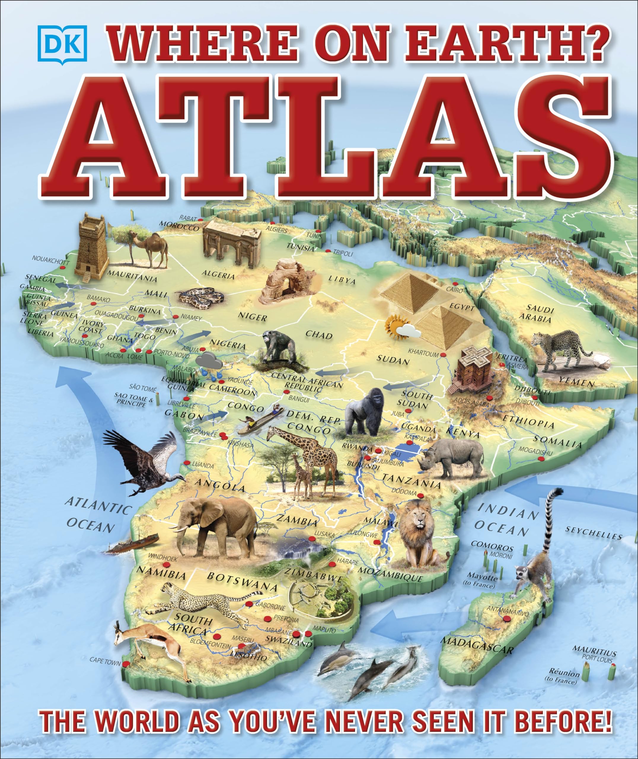 Where on Earth? Atlas: The World As You've Never Seen It Before (DK Where on Earth? Atlases),Used