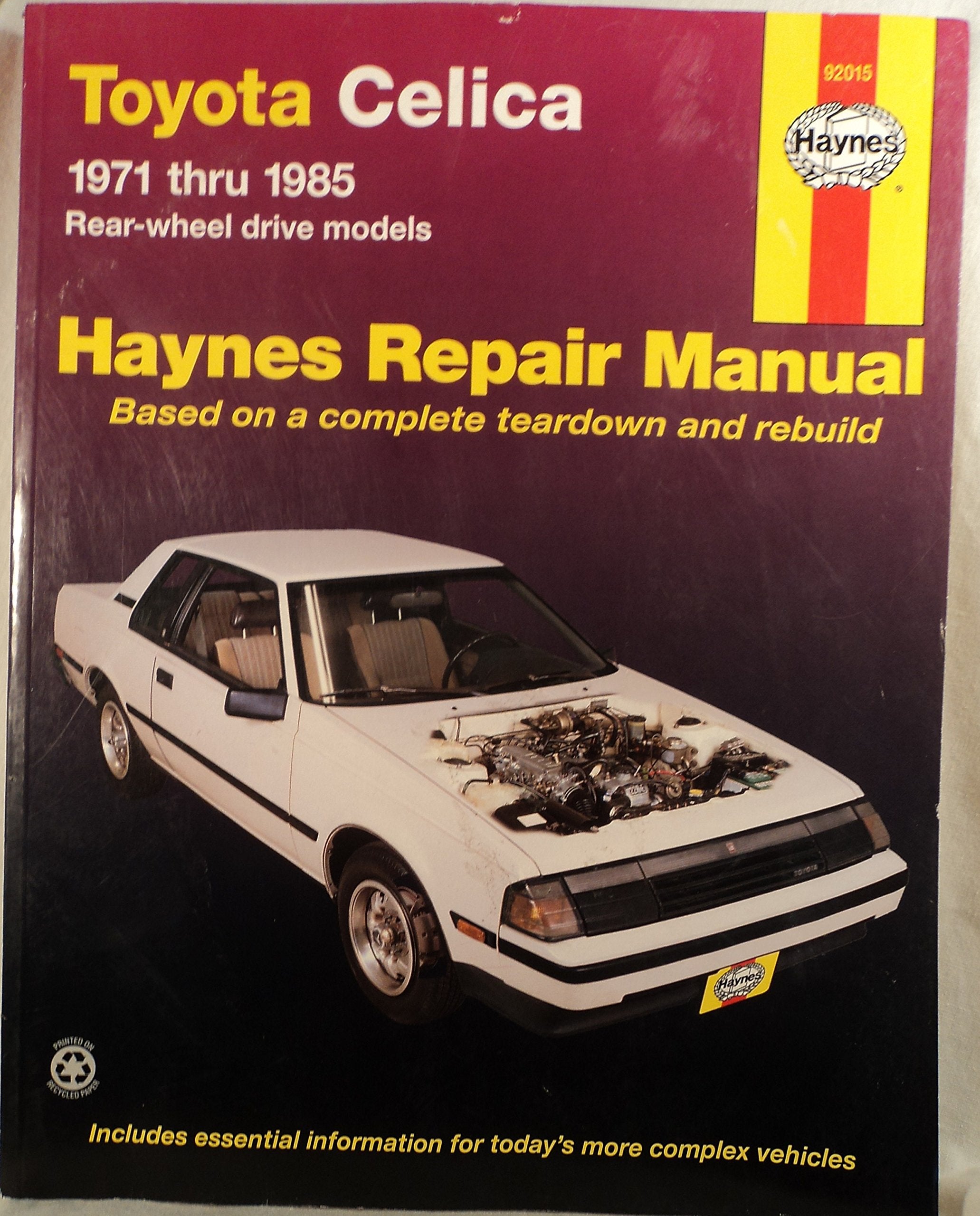 Toyota Celica '71'85 (Haynes Repair Manuals),Used