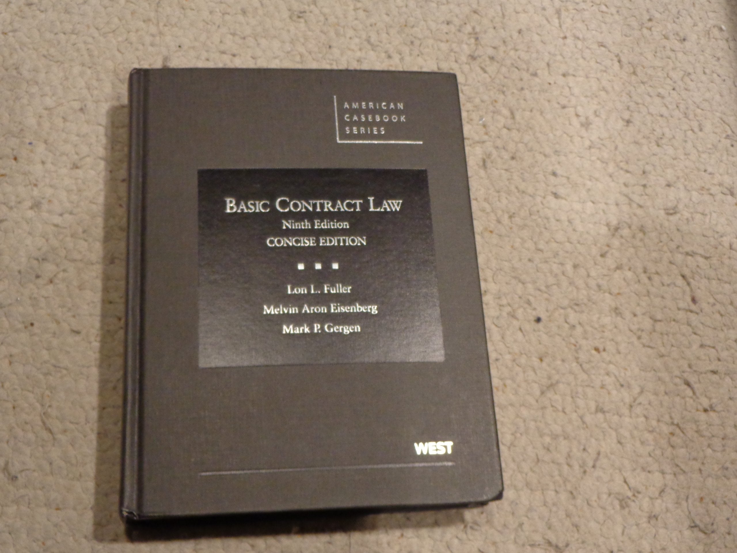 Basic Contract Law, 9th Concise Edition (American Casebook),Used