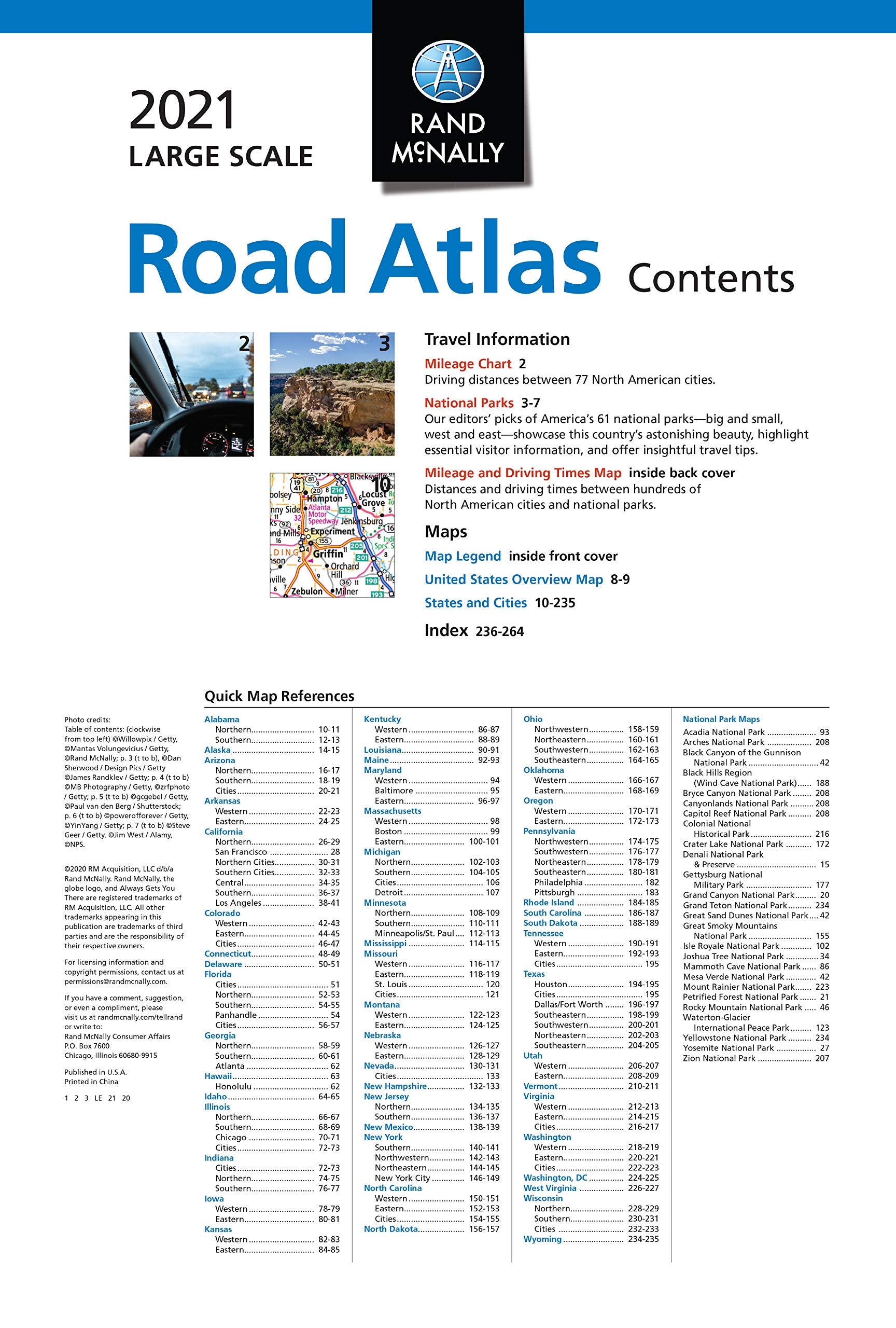 Rand Mcnally 2021 Large Scale Road Atlas United States (Rand Mcnally Road Atlas),New