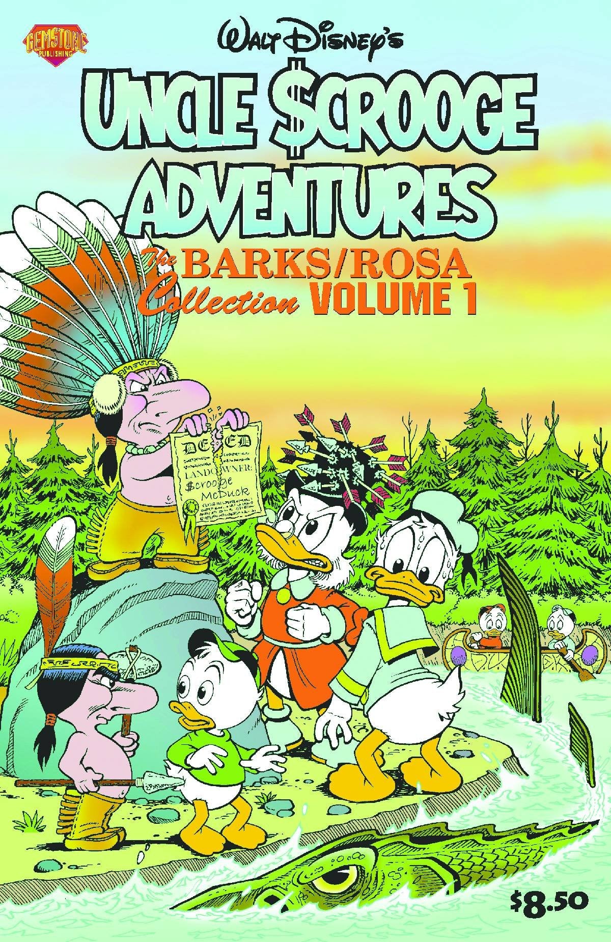 Uncle Scrooge Adventures, Barks/Rosa Collection Vol. 1: Land of the Pygmy Indians / War of the Wendigo,Used