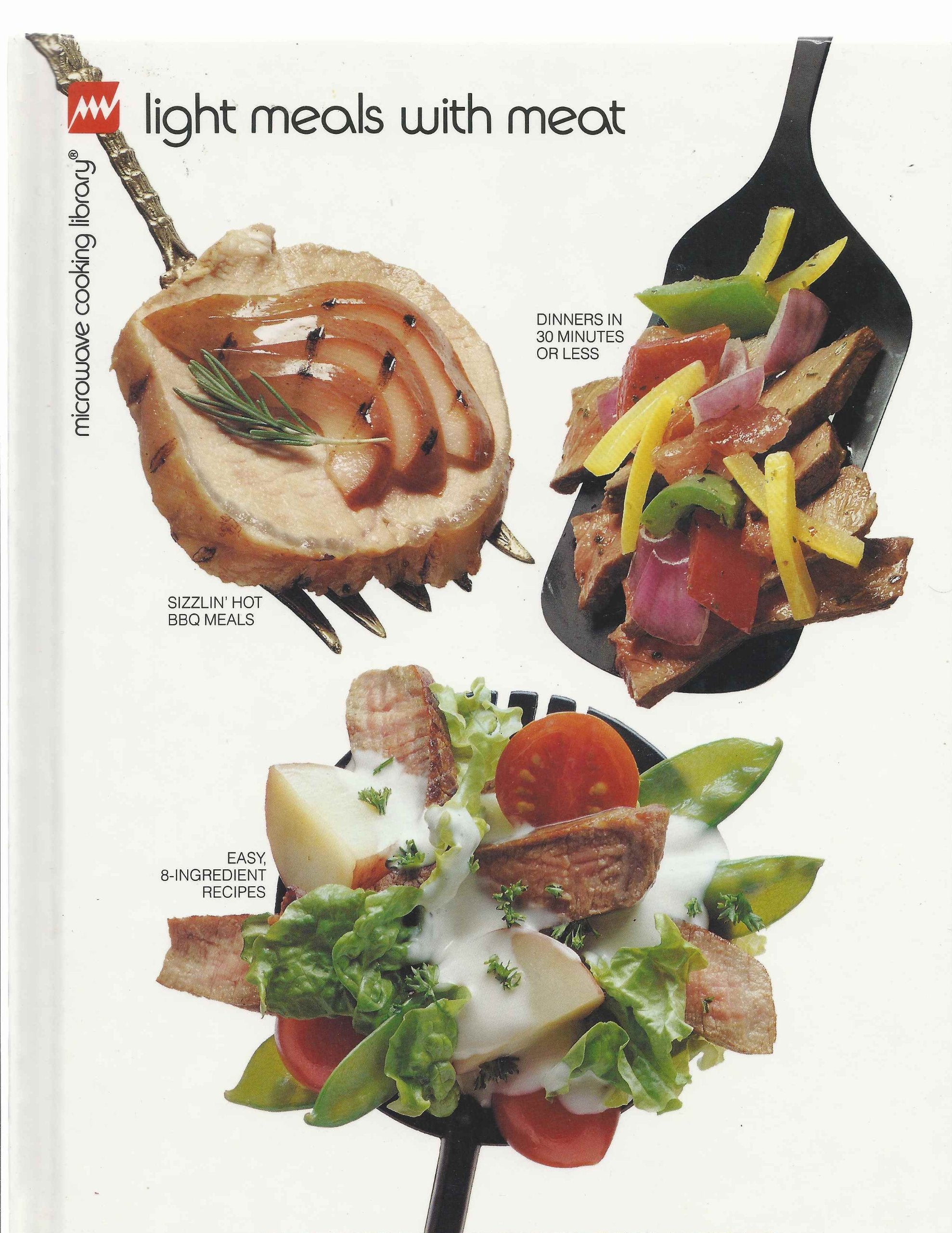 Light Meals With Meat Microwave Cooking Library Series,Used