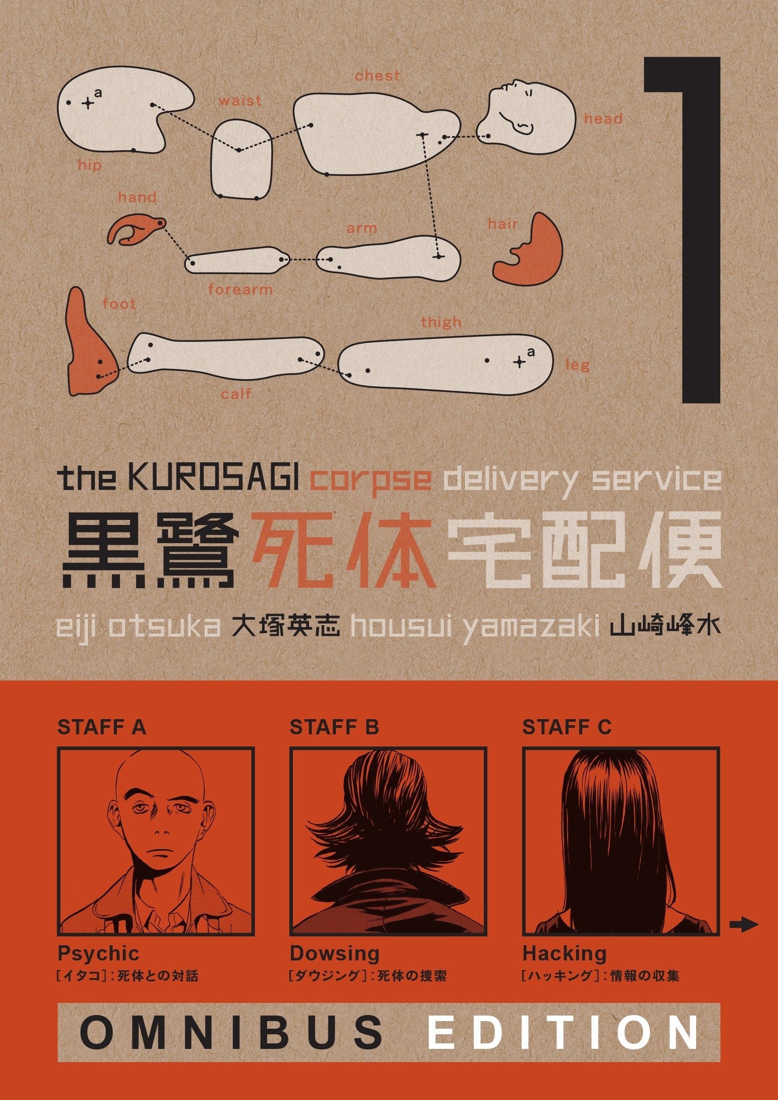 The Kurosagi Corpse Delivery Service: Book One Omnibus (Kurosagi Corpse Delivery Service Omnibus),Used