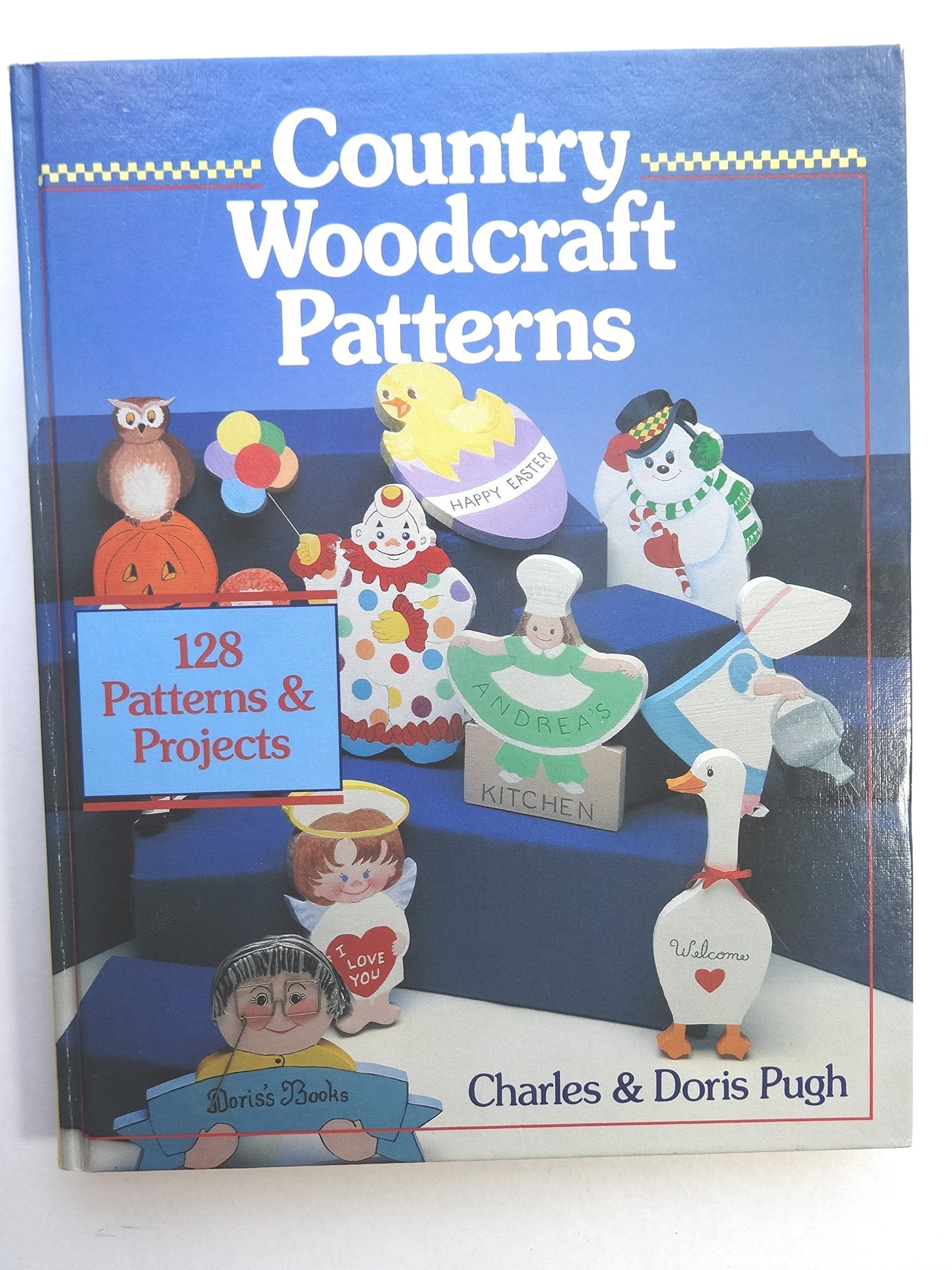 Country Woodcraft Patterns: 128 Patterns & Projects,Used