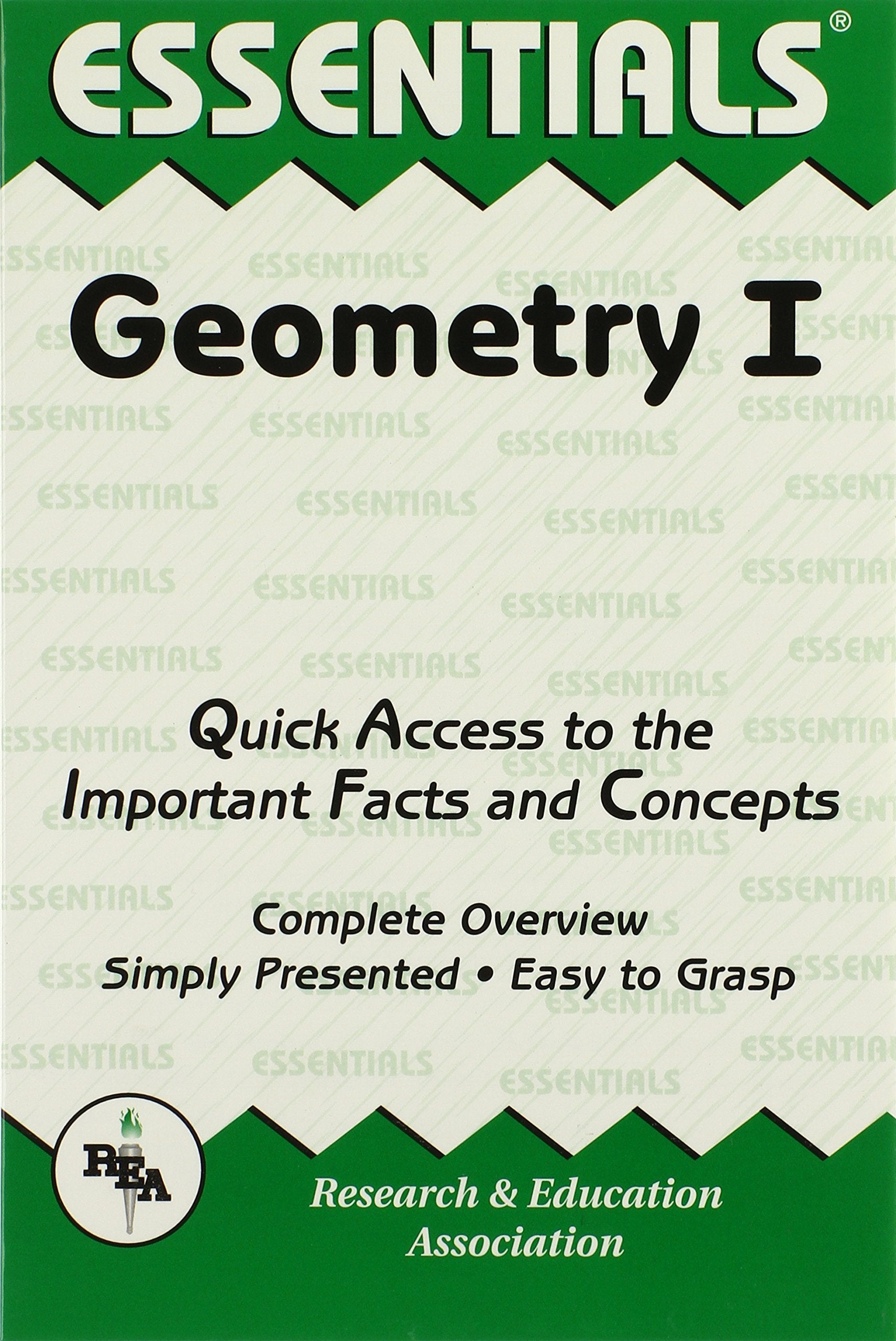 Geometry I Essentials (Volume 1) (Essentials Study Guides),Used
