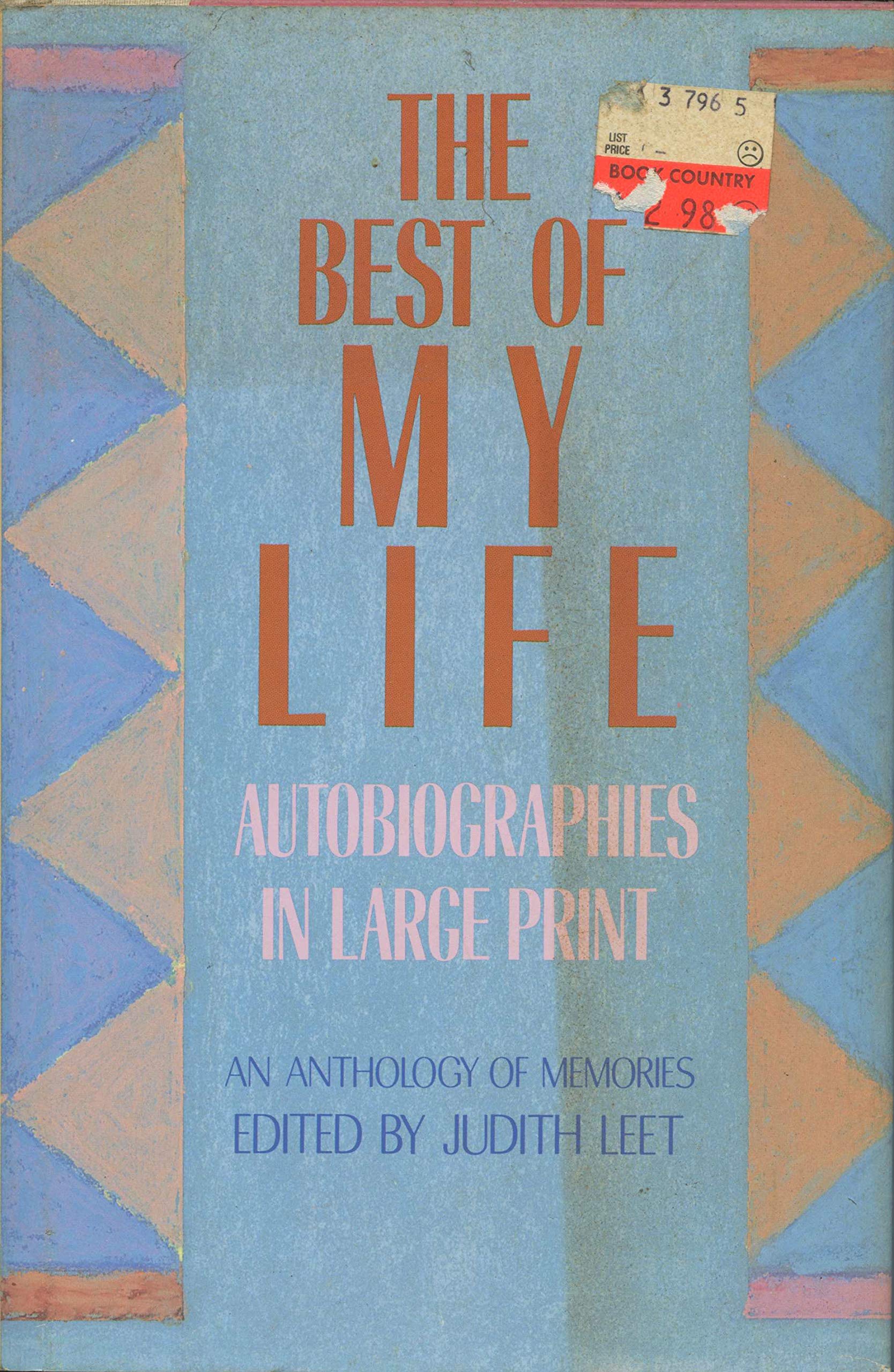 Best of My Life: Autobiographies in Large Print (G K Hall Large Print Book Series),Used
