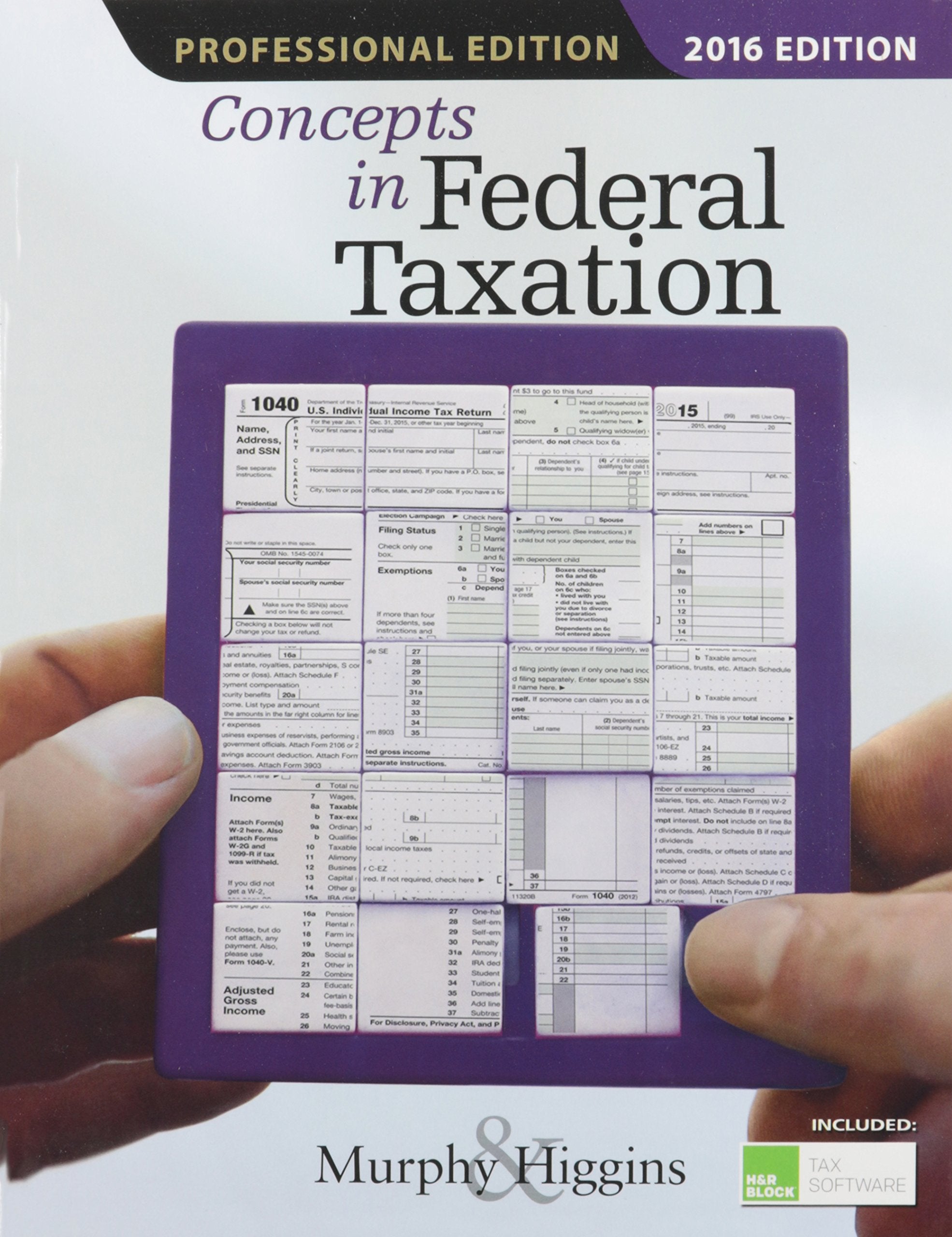Concepts in Federal Taxation 2016, Professional Edition (with H&R Block Tax Preparation Software CDROM),Used