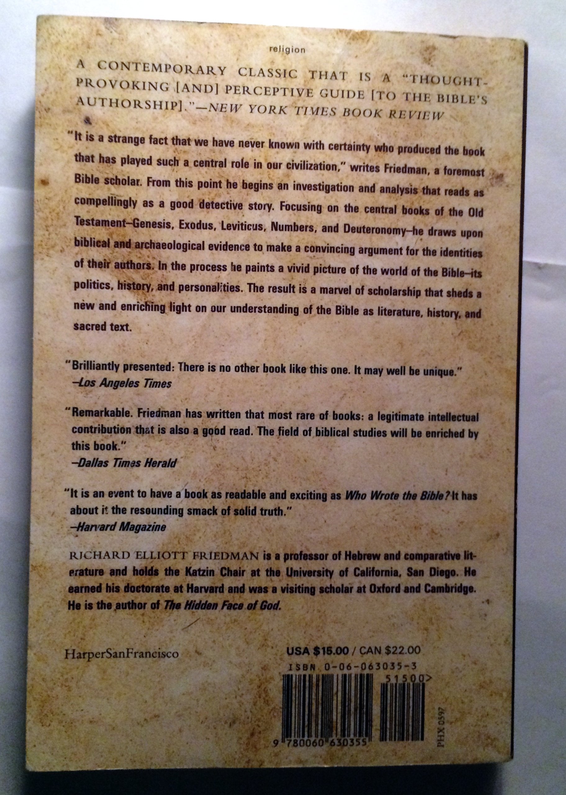 Who Wrote The Bible?-used