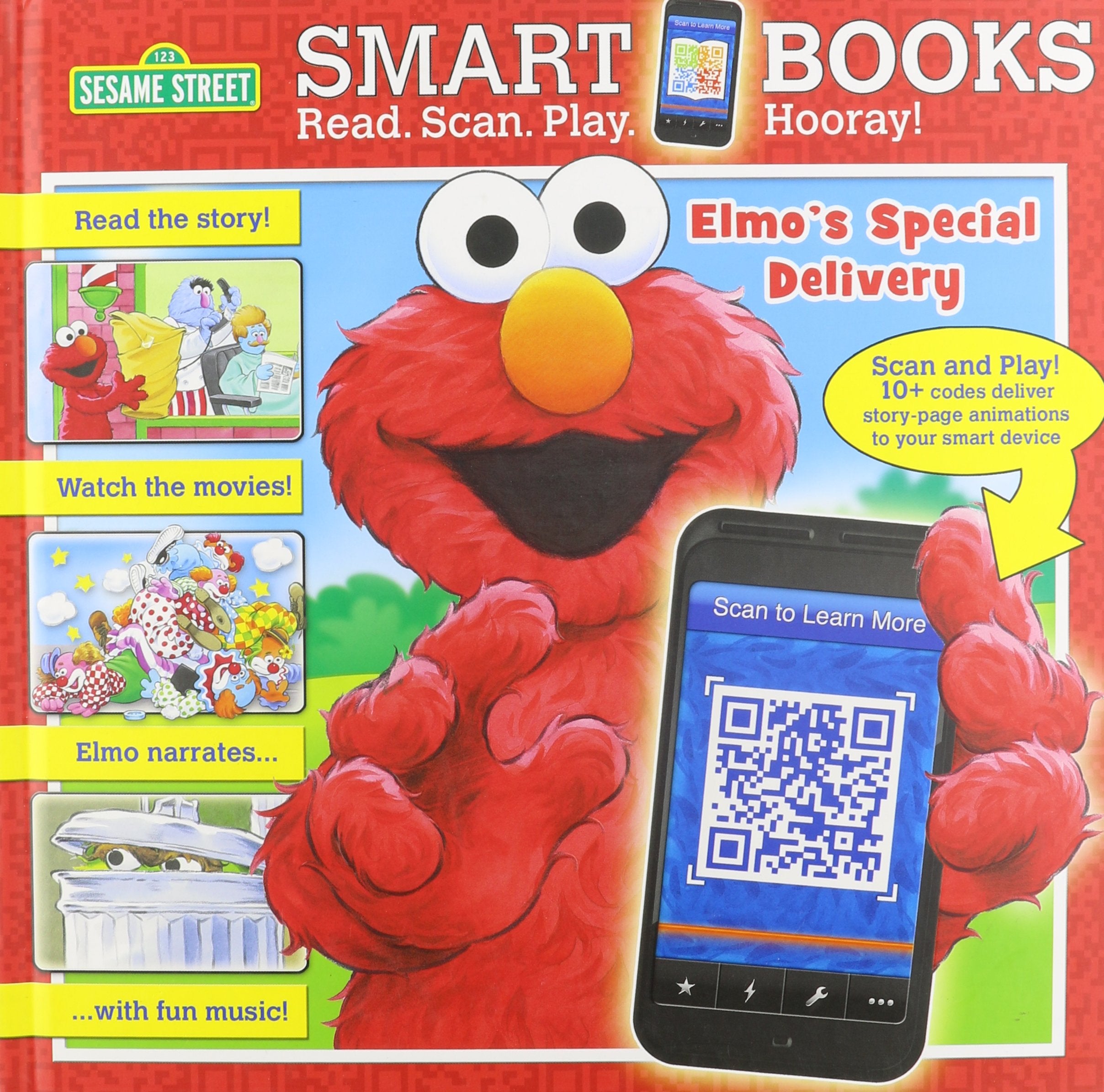 Sesame Street: Elmo's Special Delivery: Smart Book,Used