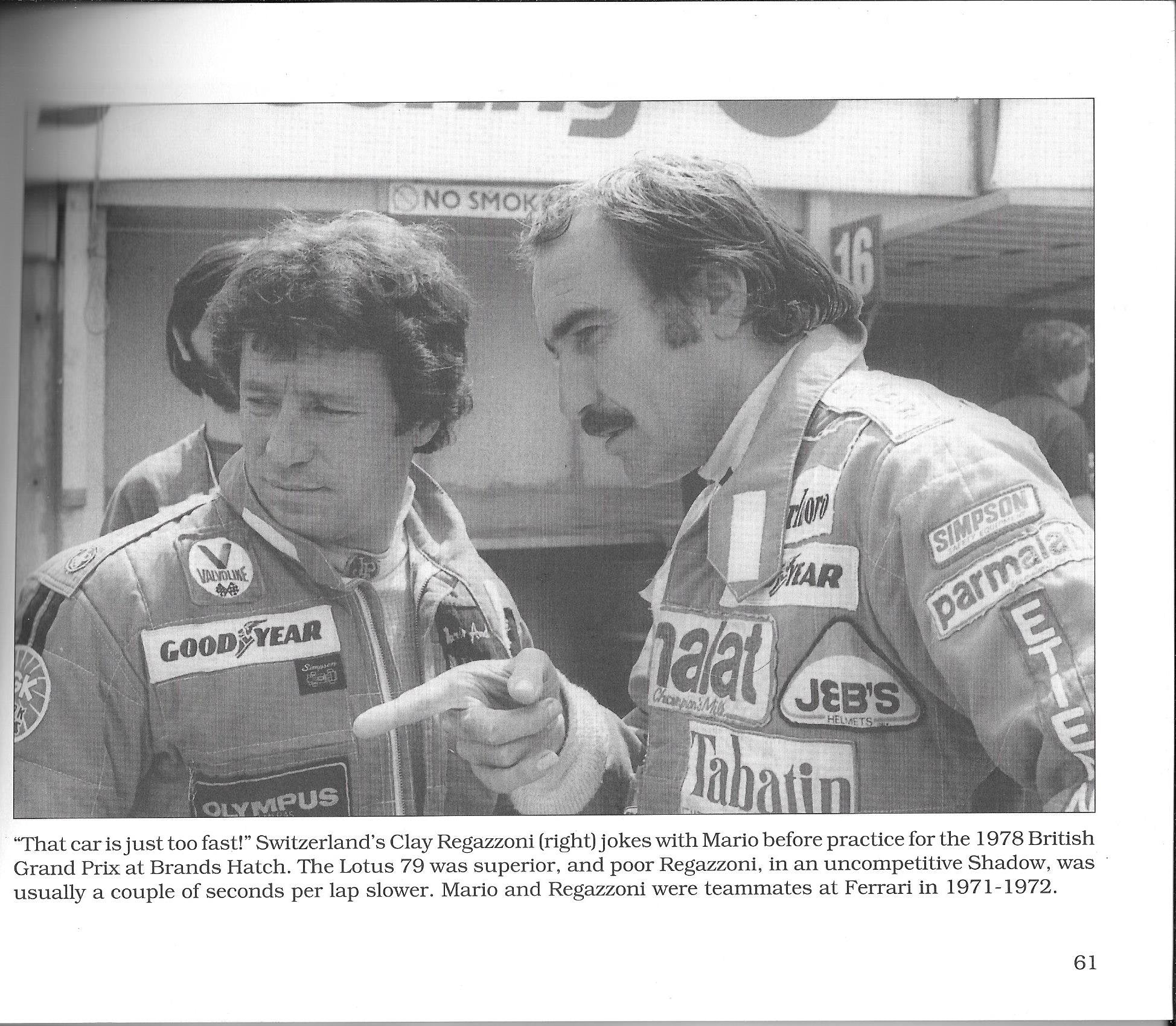 Mario Andretti Photo Album (World Champaion Driver Series),Used