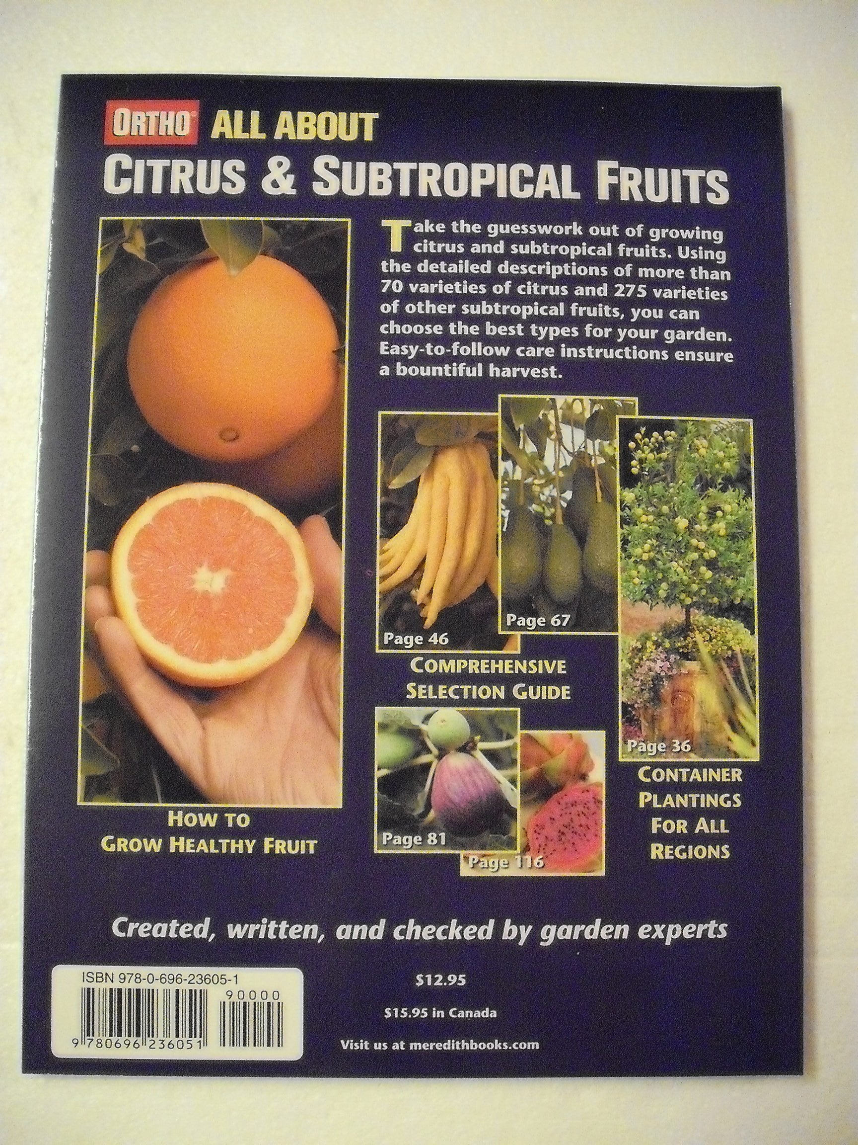 All About Citrus and Subtropical Fruits,New