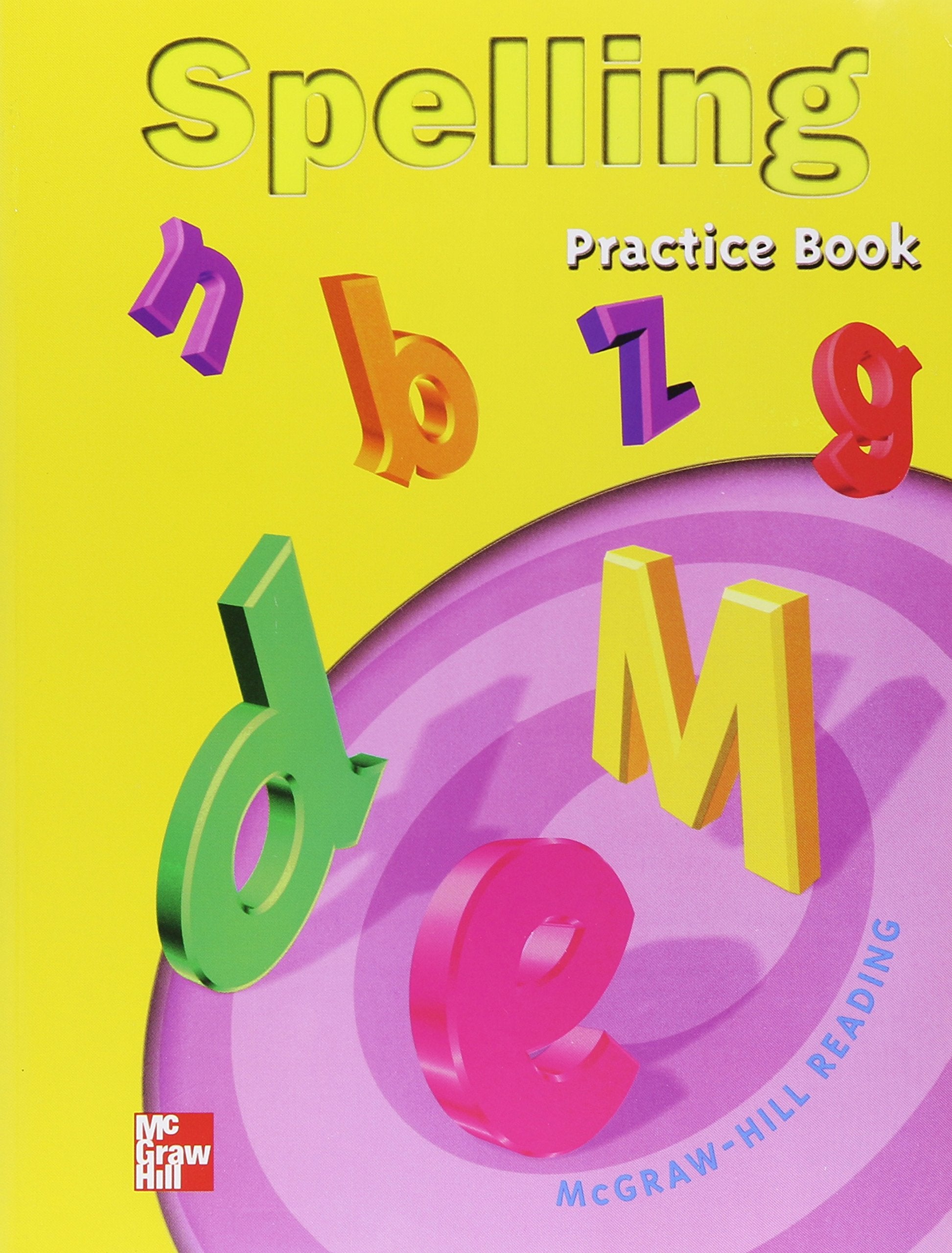 Spelling: Practice Book : Mcgrawhill Reading Grade 1,Used