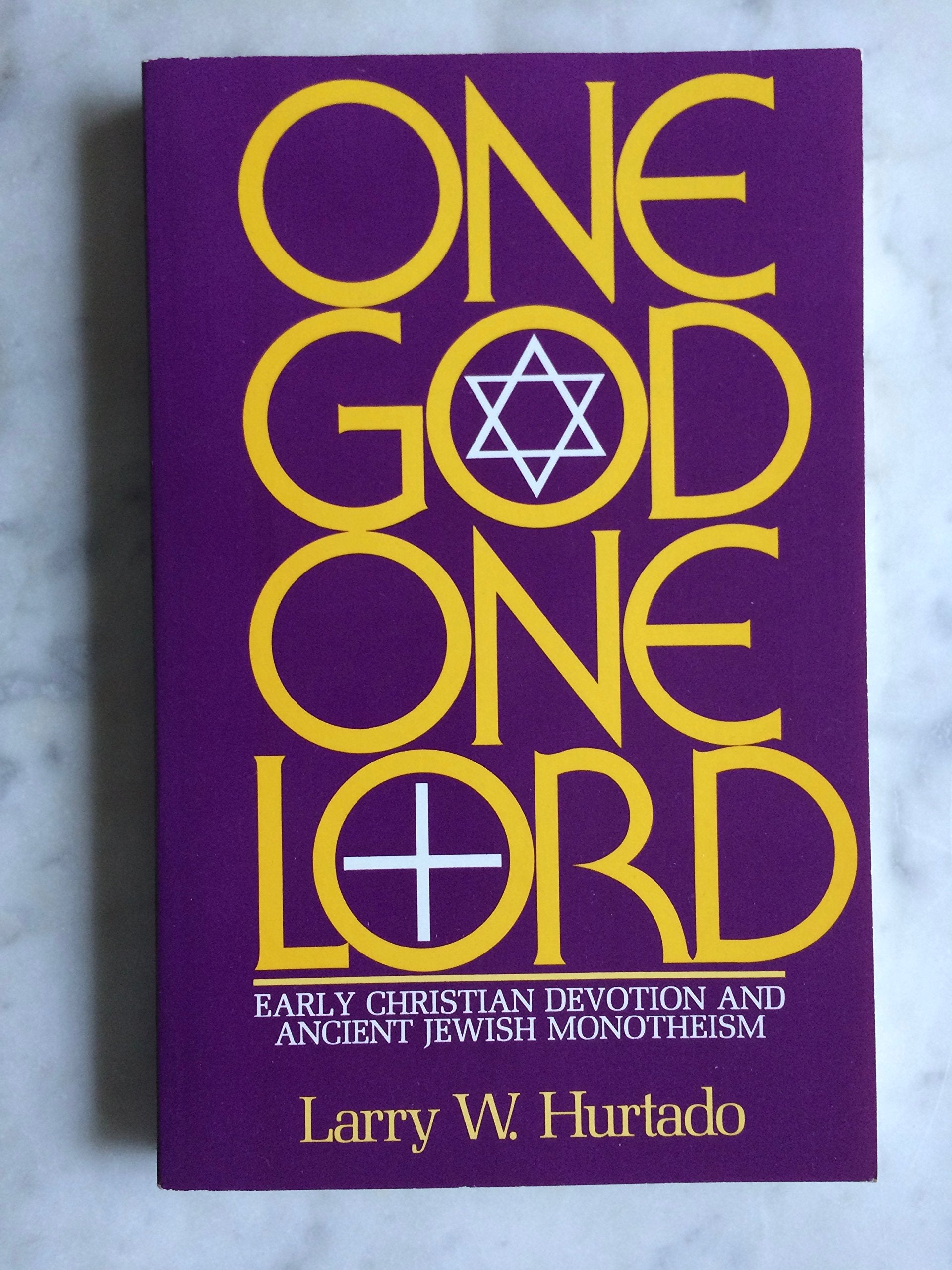 One God One Lord: Early Christian Devotion And Ancient Jewish Monotheism,Used