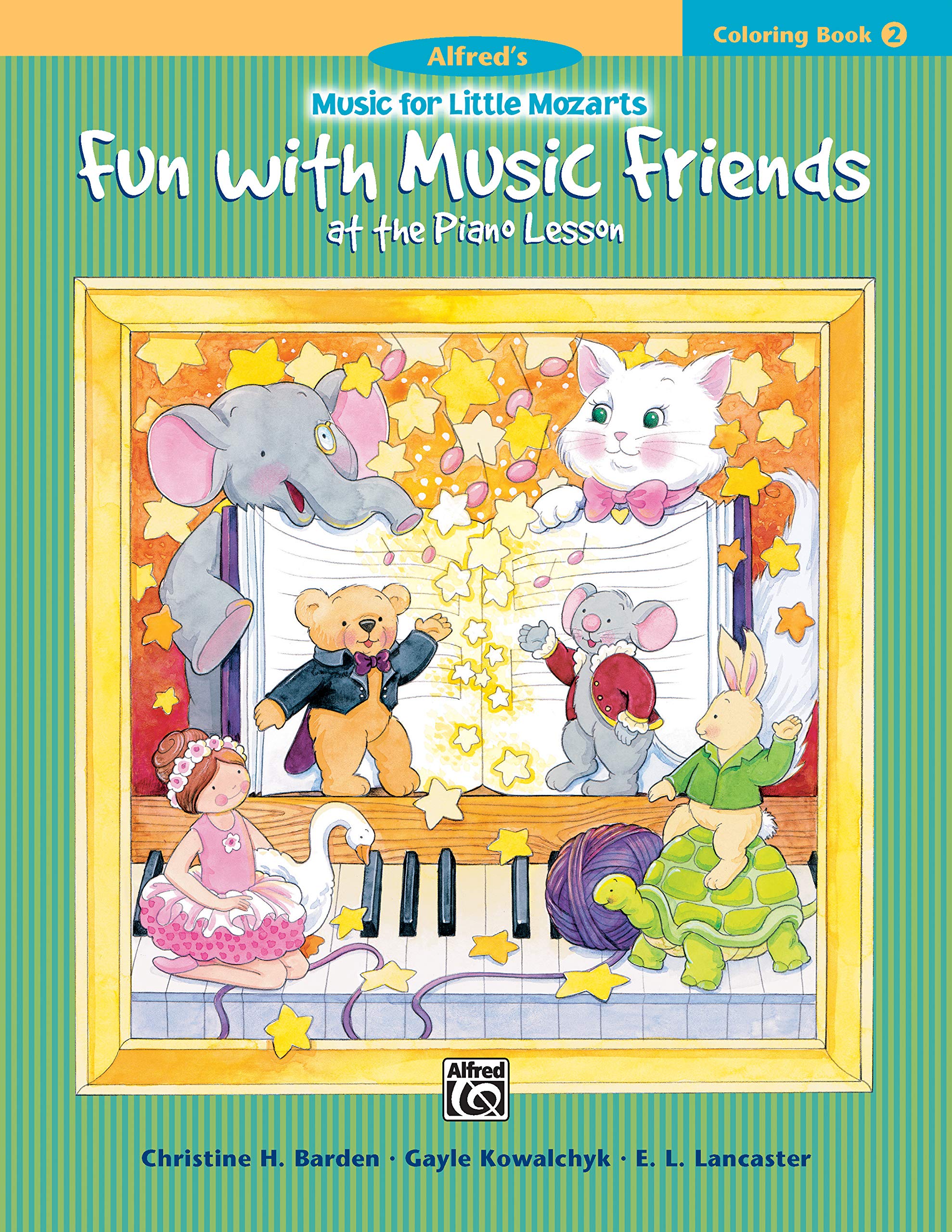 Music for Little Mozarts Coloring Book, Bk 2: Fun with Music Friends at the Piano Lesson (Music for Little Mozarts, Bk 2),Used