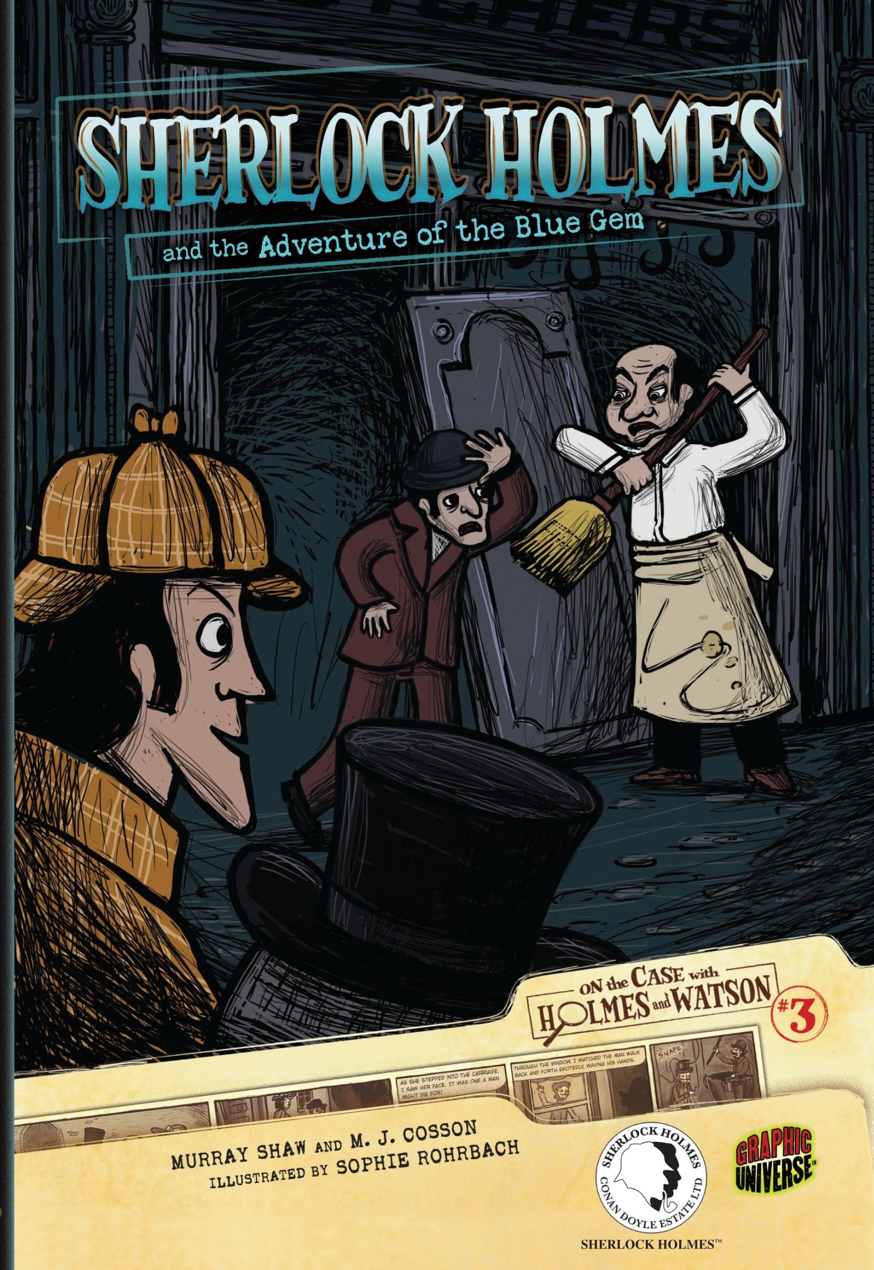 Sherlock Holmes and the Adventure of the Blue Gem: Case 3 (On the Case with Holmes and Watson),Used