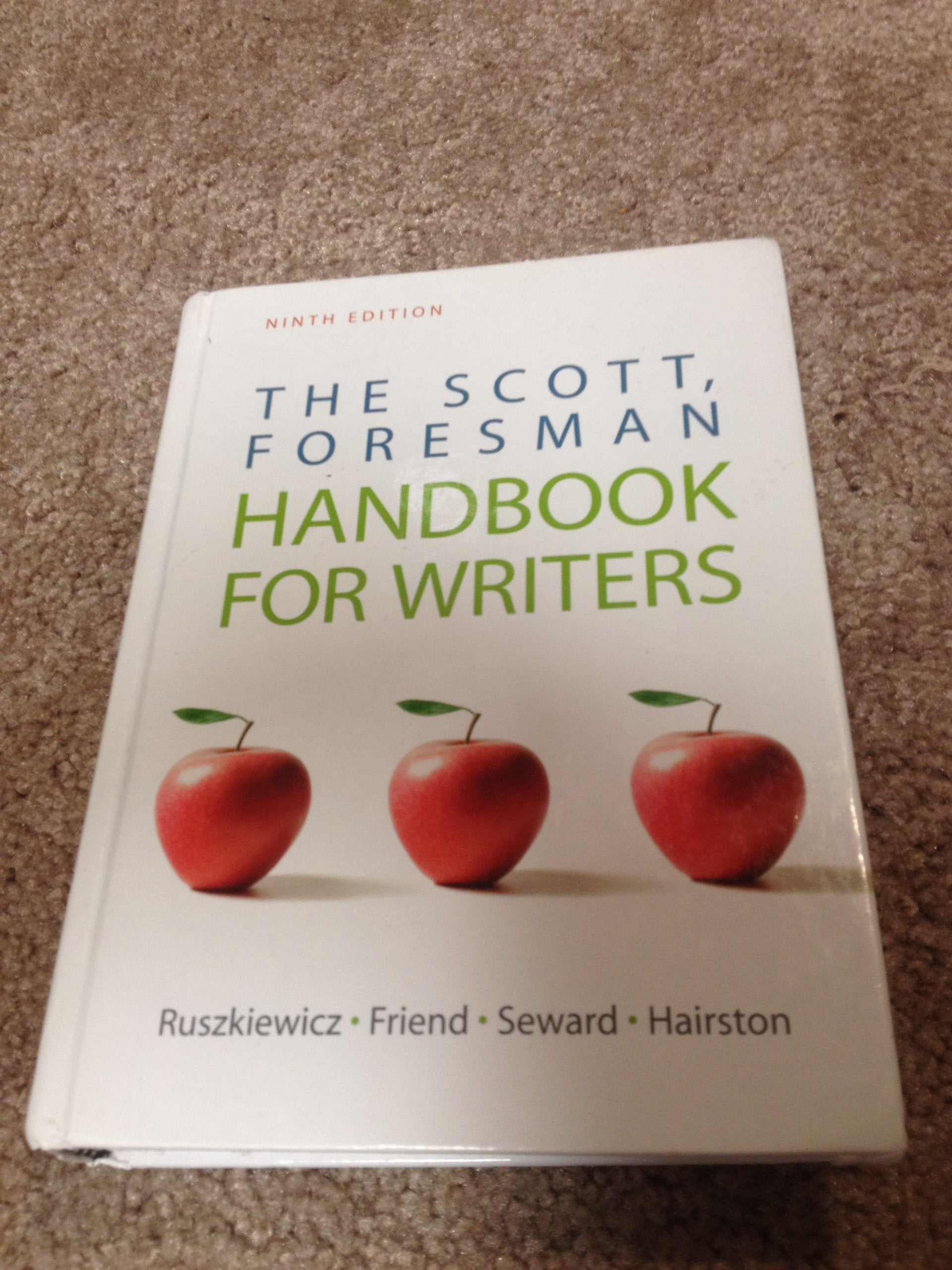 The Scott, Foresman Handbook for Writers (9th Edition),Used