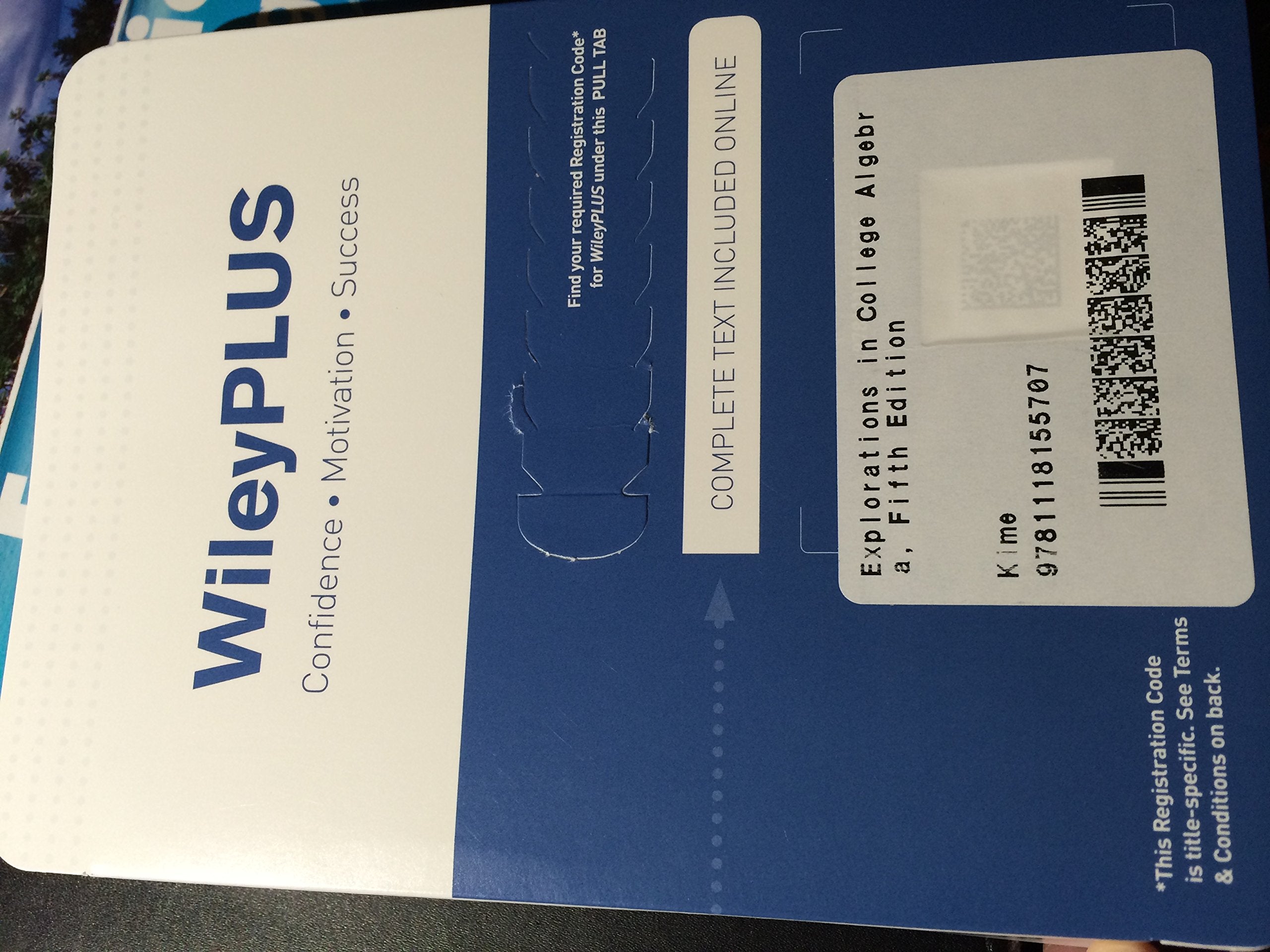 Explorations in College Algebra,Used