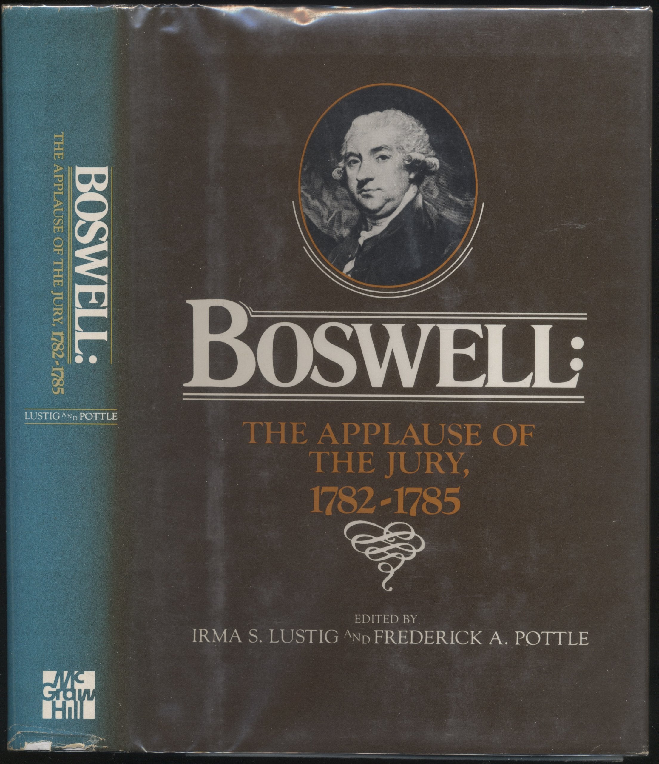 Boswell, The Applause Of The Jury, 17821785 (Yale Editions Of The Private Papers Of James Boswell),Used