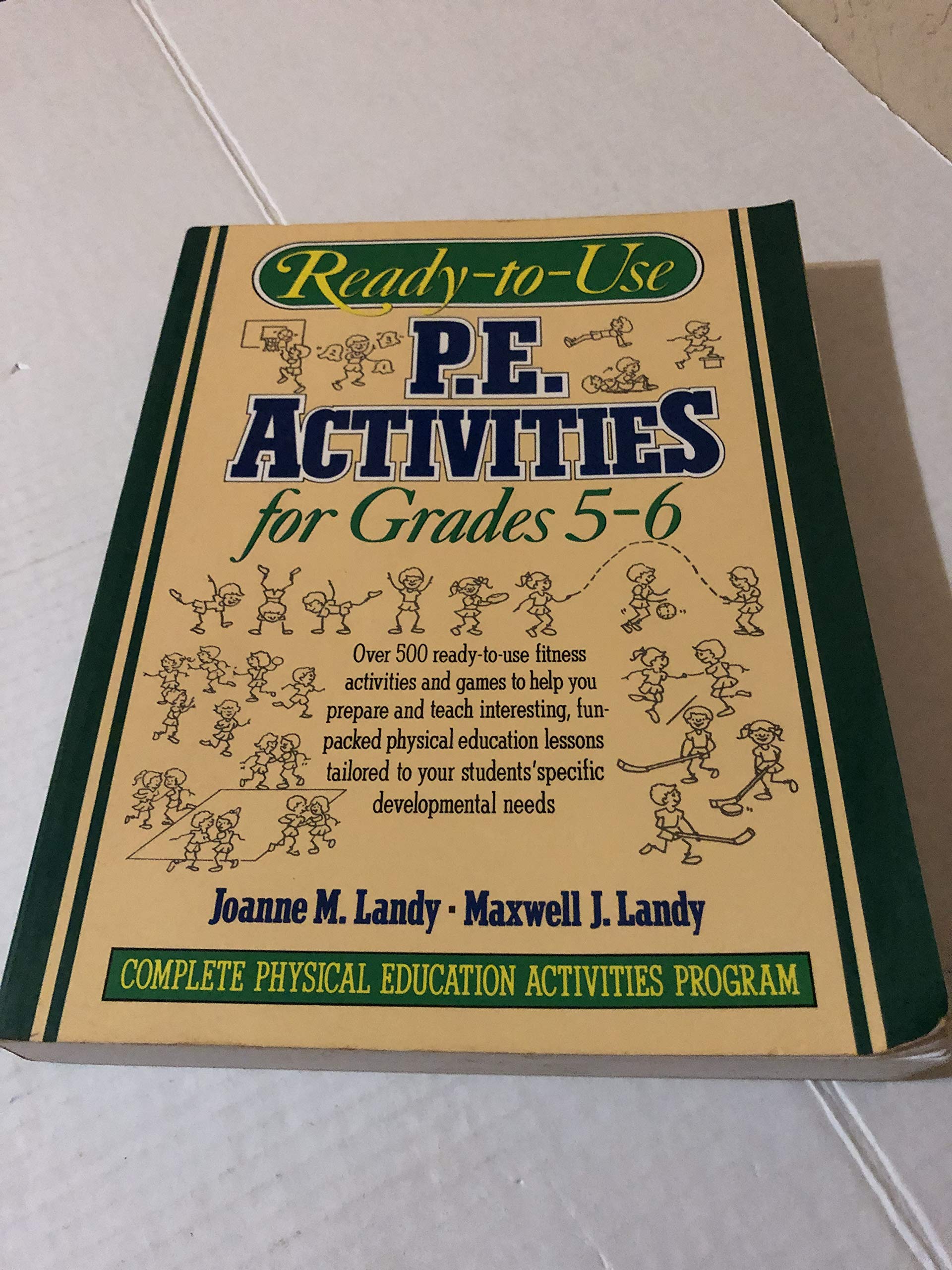 Readytouse P.E. Activities For Grades 56, Book 3,New