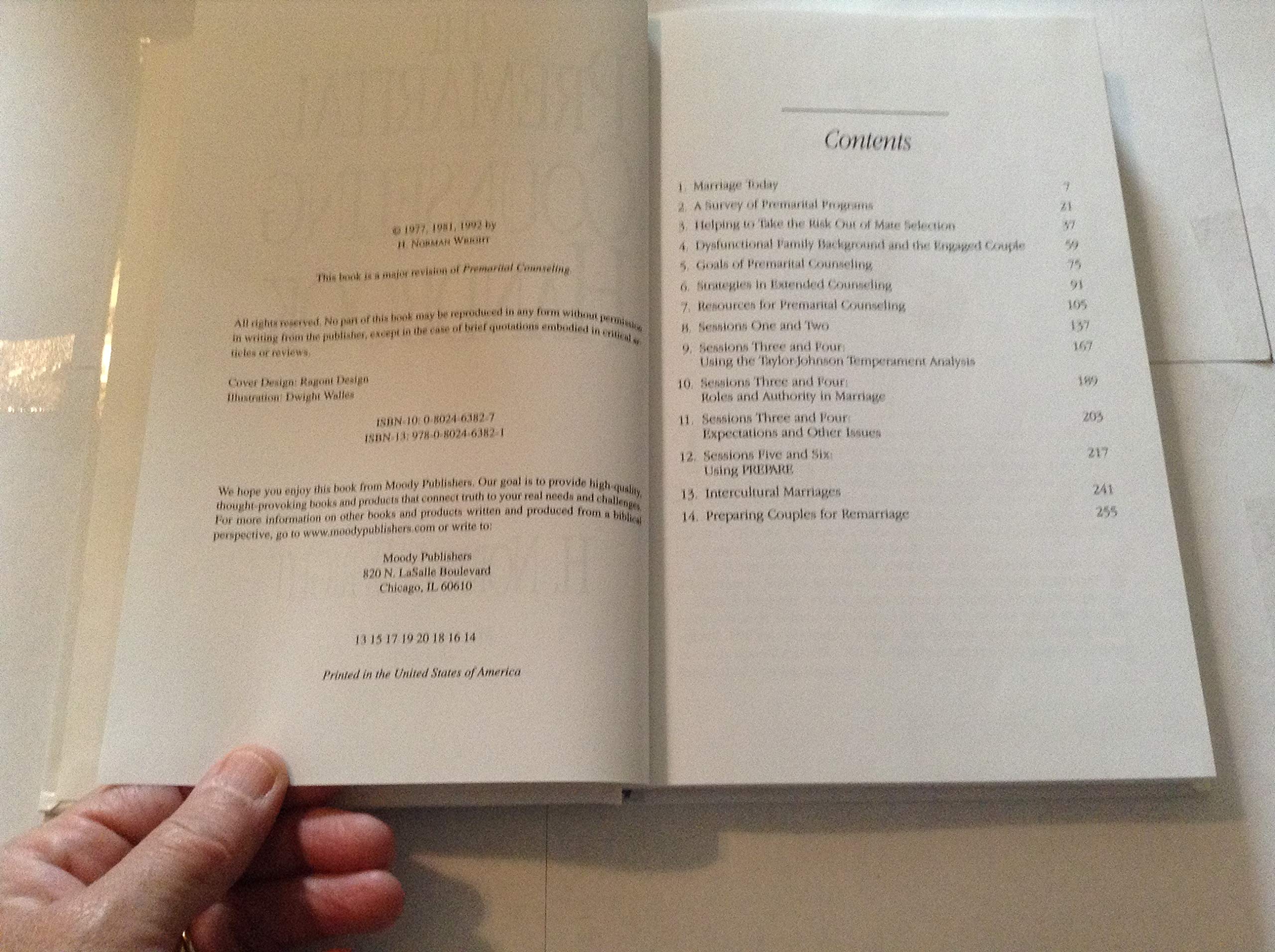 The Premarital Counseling Handbook,New