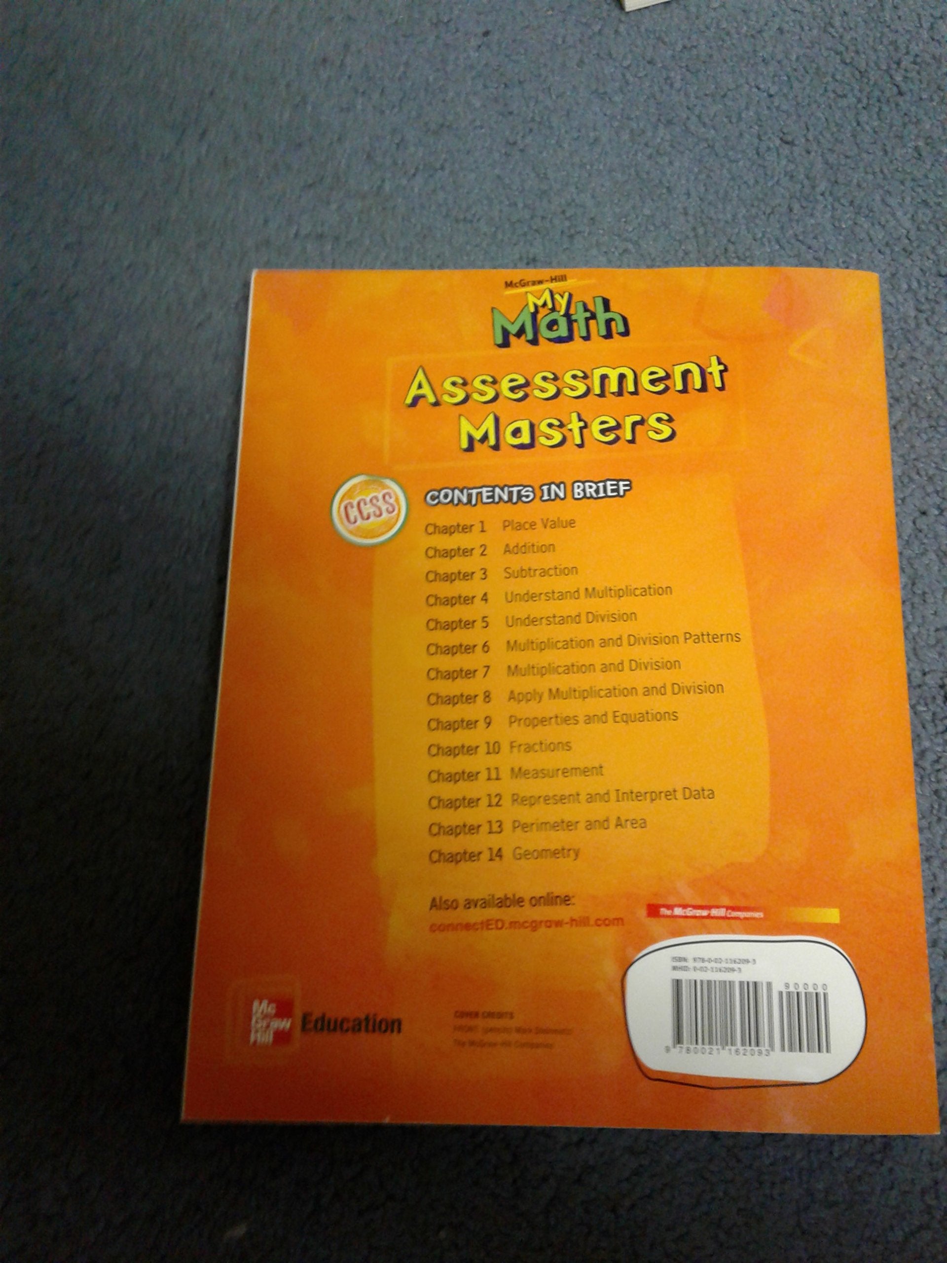 My Math Grade 3 Assessment Masters,Used