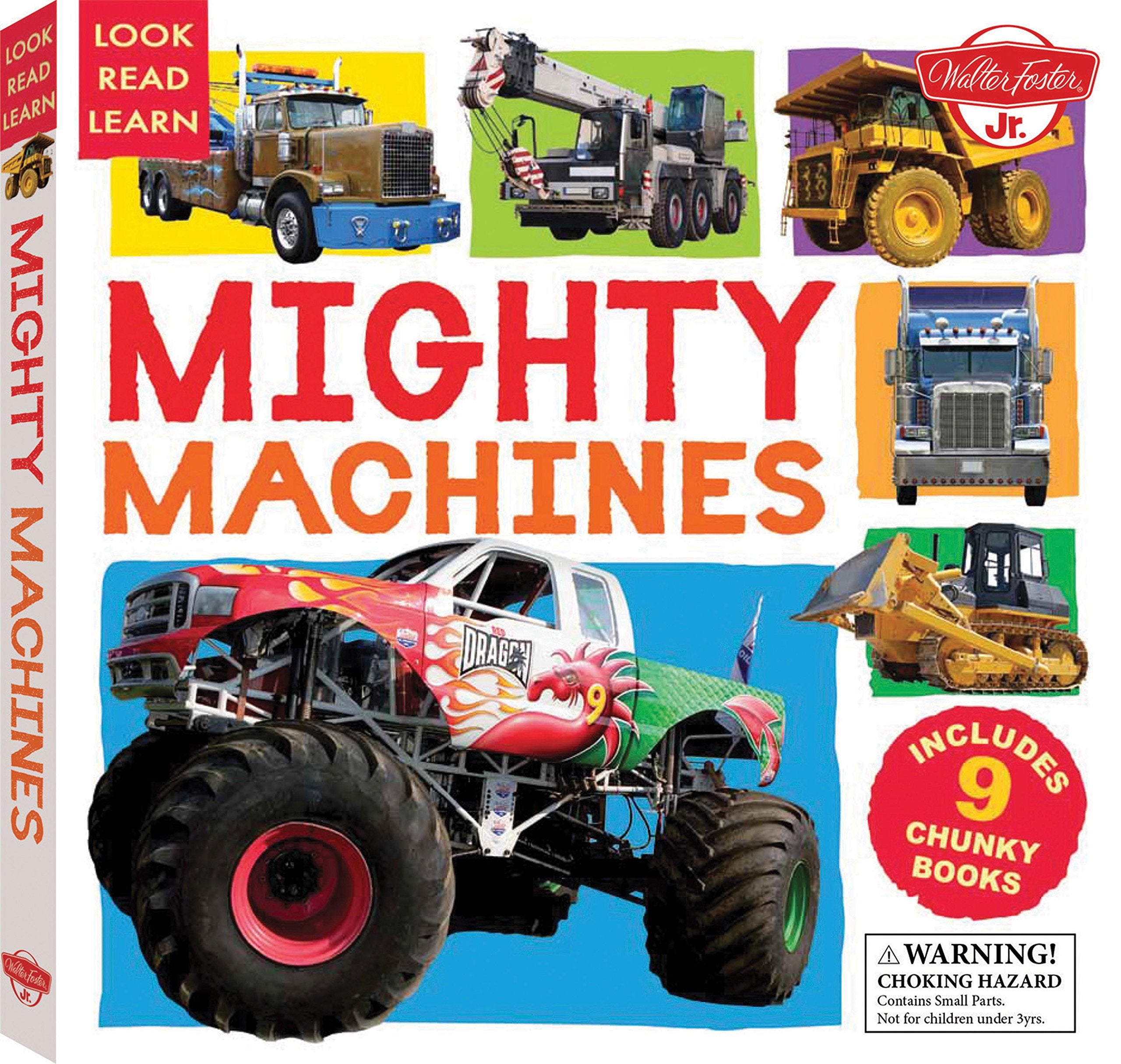 Mighty Machines: Includes 9 Chunky Books (Look, Read, Learn)