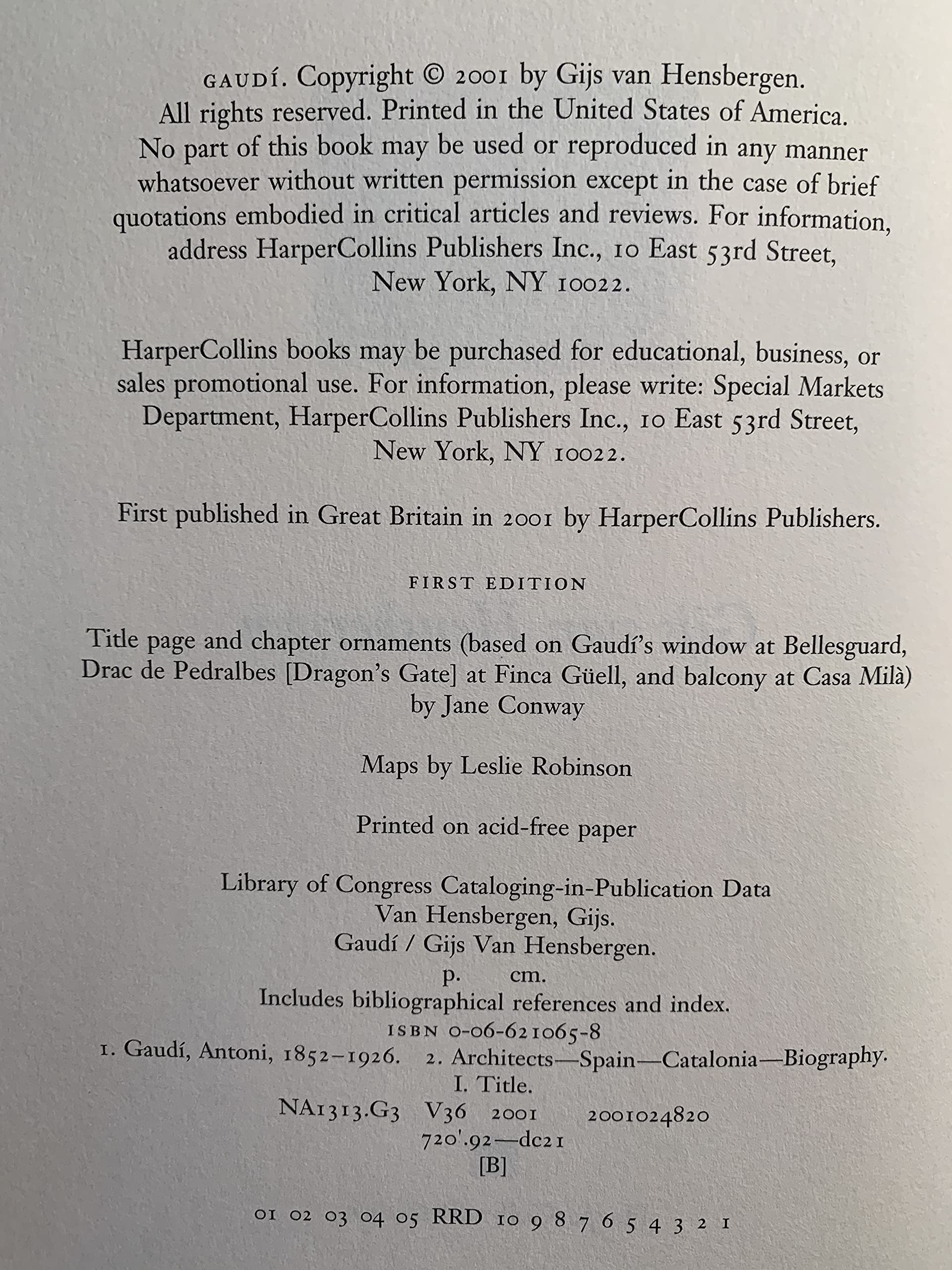 Gaudi: A Biography,Used
