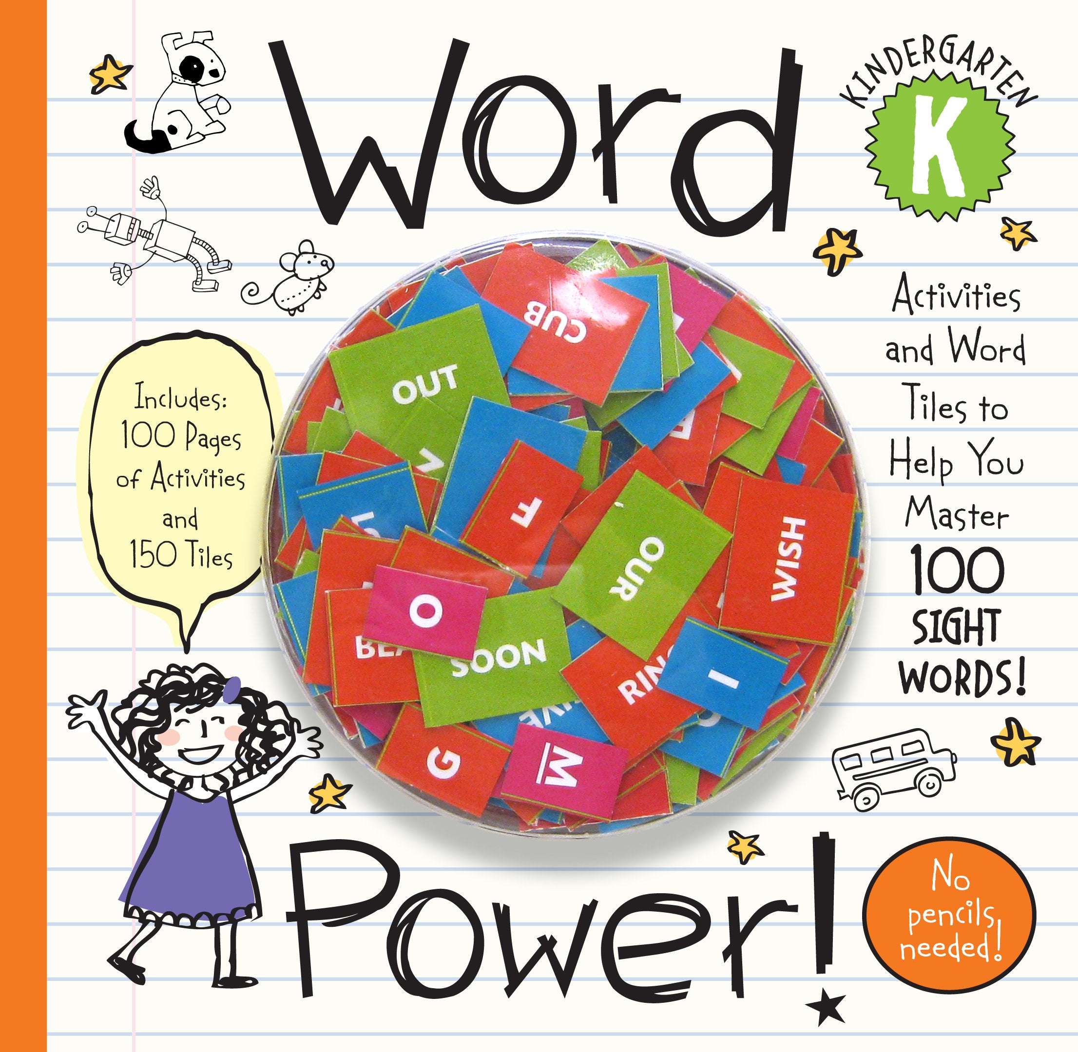 Word Power! Kindergarten: Activities and Word Tiles to Help You Master 100 Sight Words!,Used