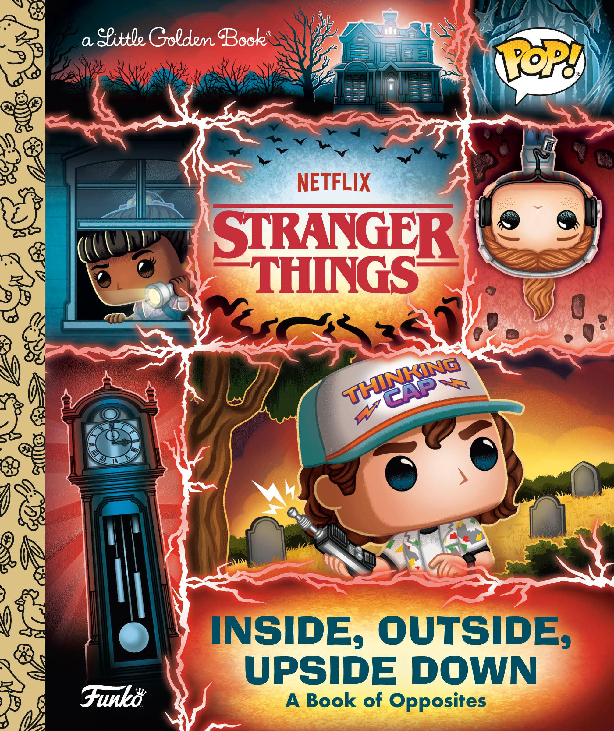 Stranger Things: Inside, Outside, Upside Down (Funko Pop!) (Little Golden Book),Used
