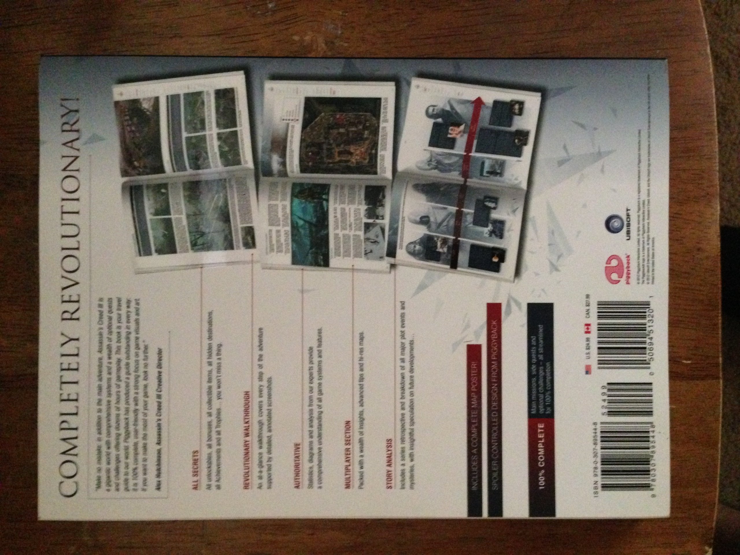 Assassin's Creed III The Complete Official Guide,Used
