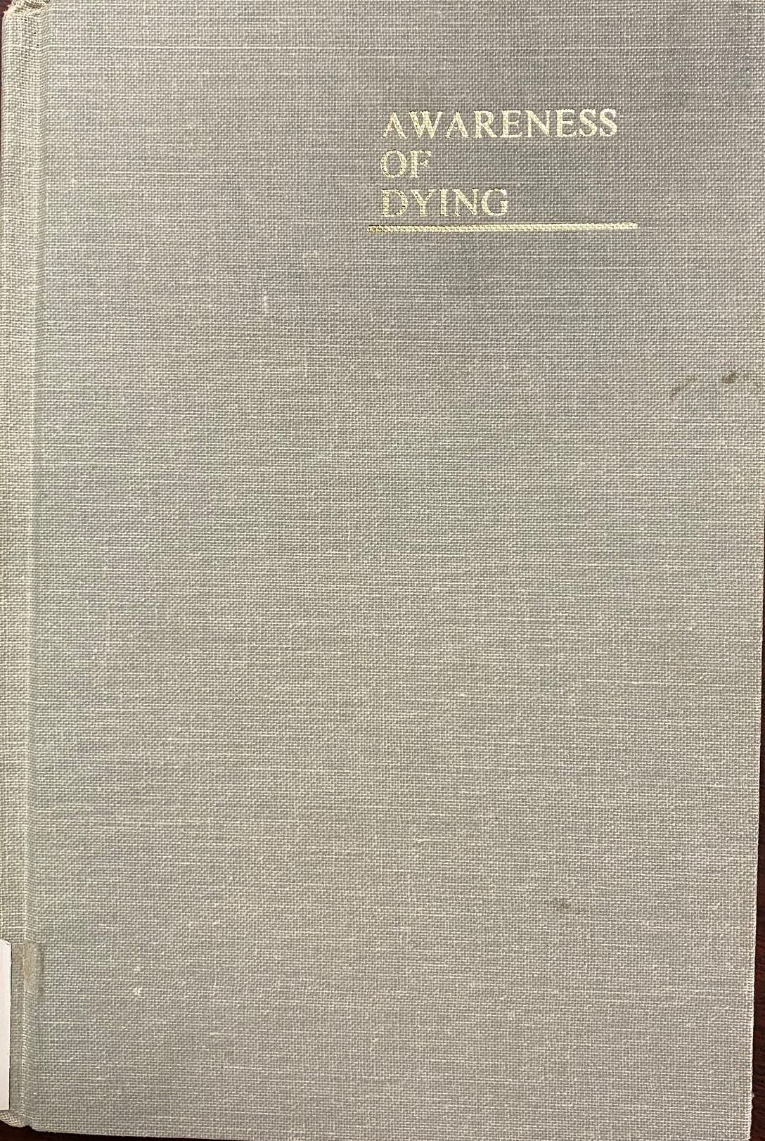 Awareness of Dying,Used