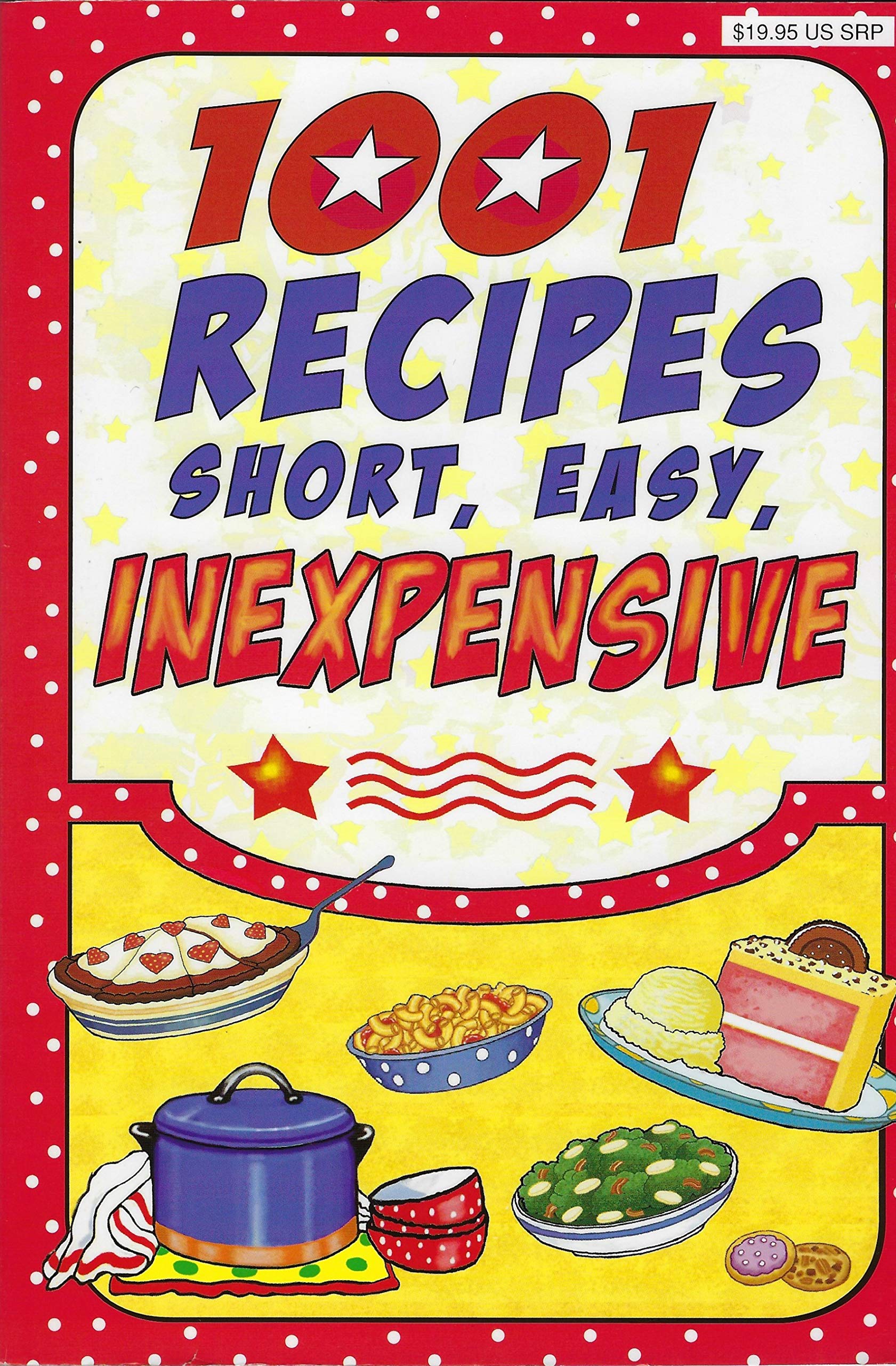 1001 recipes short, easy, inexpensive,Used