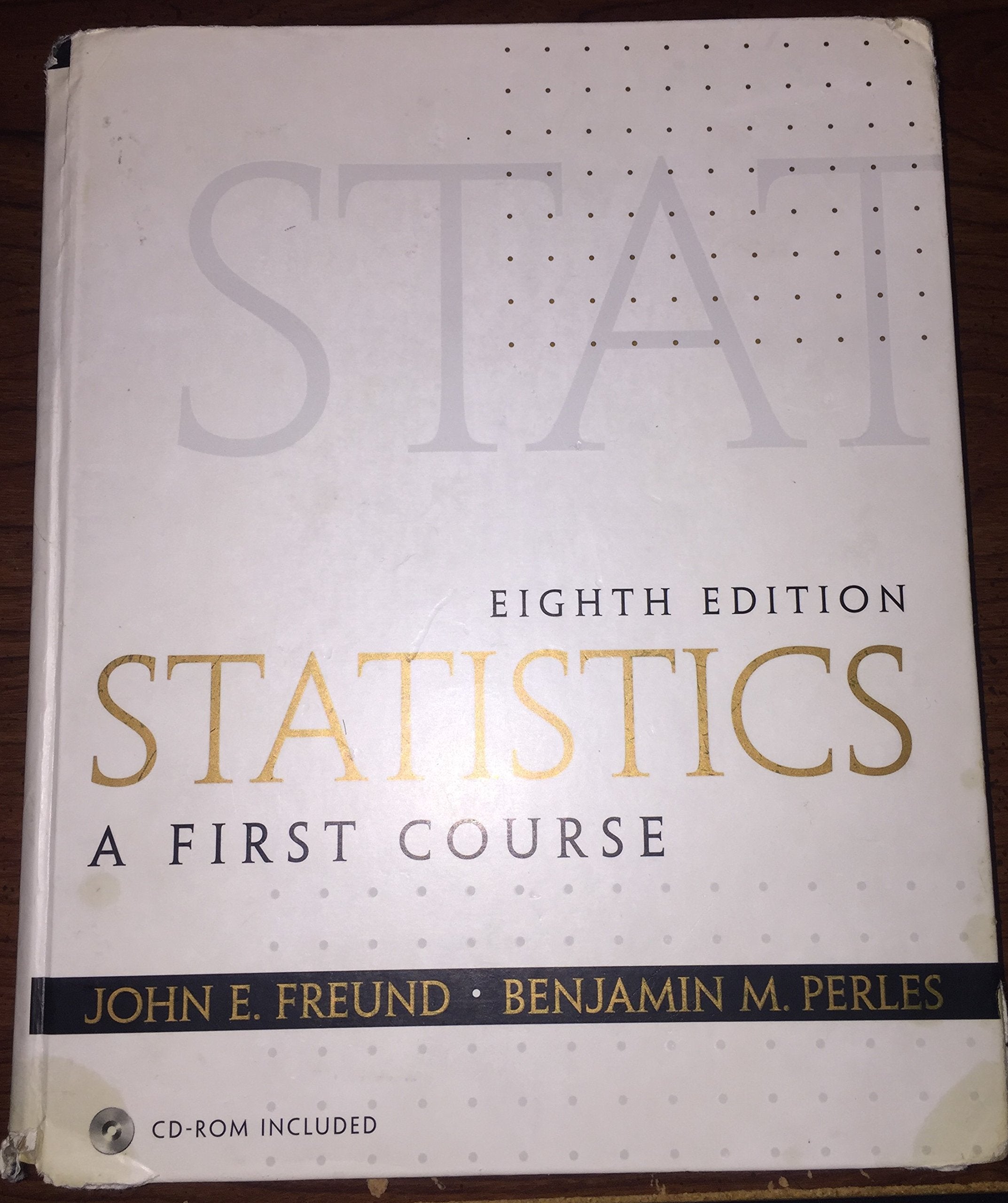 Statistics: A First Course,New