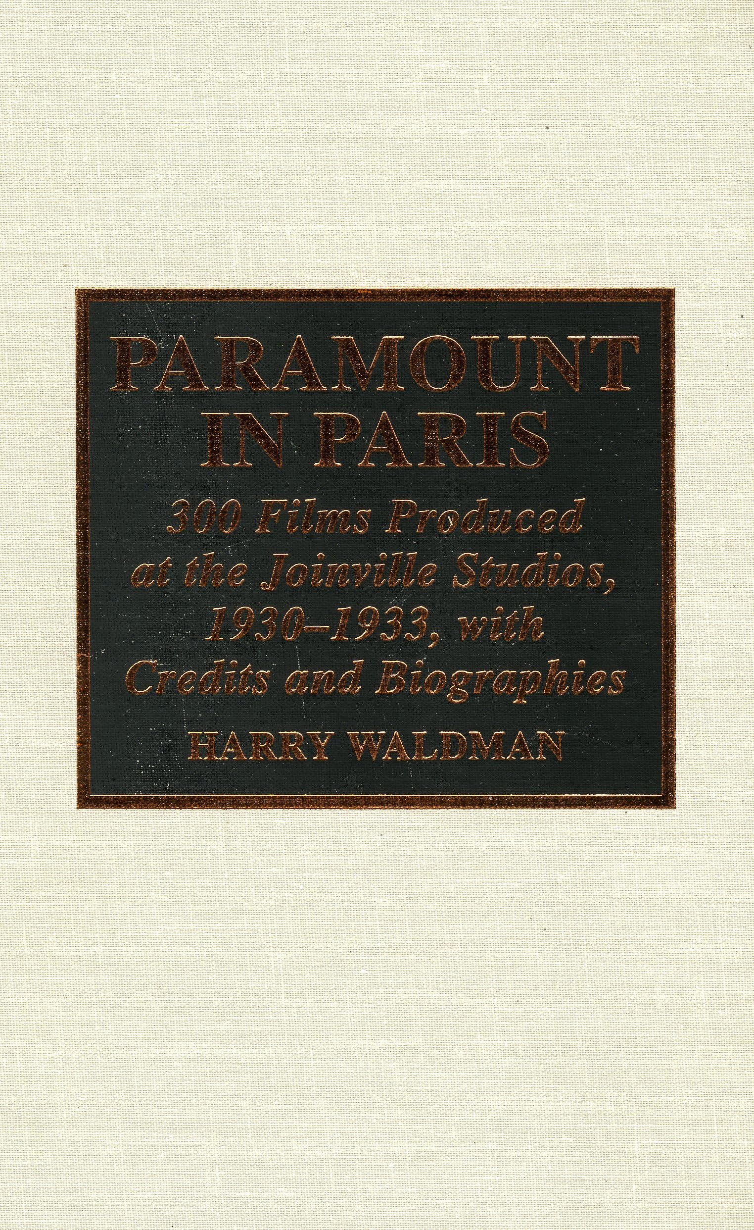 Paramount In Paris,New