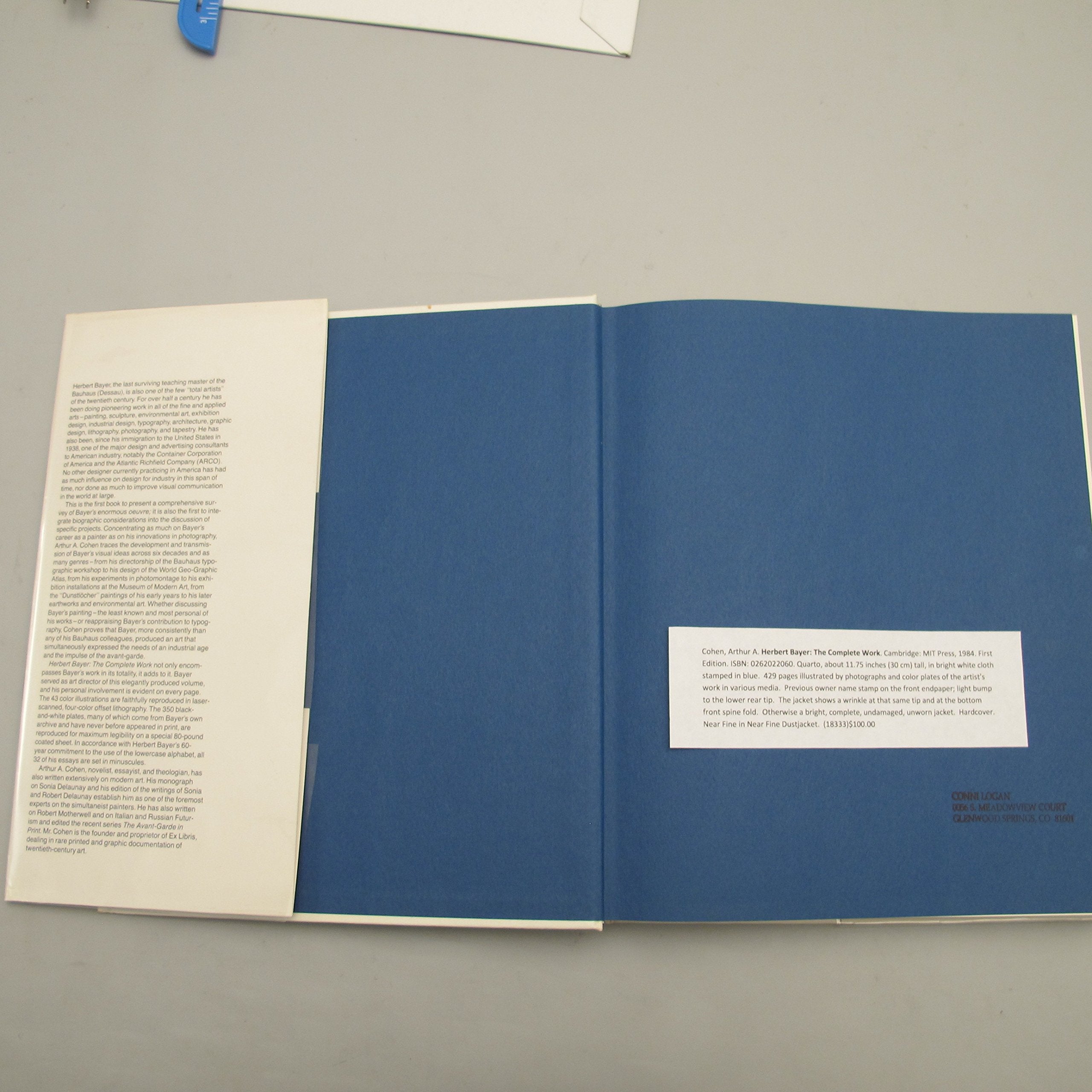 Herbert Bayer: The Complete Work,Used