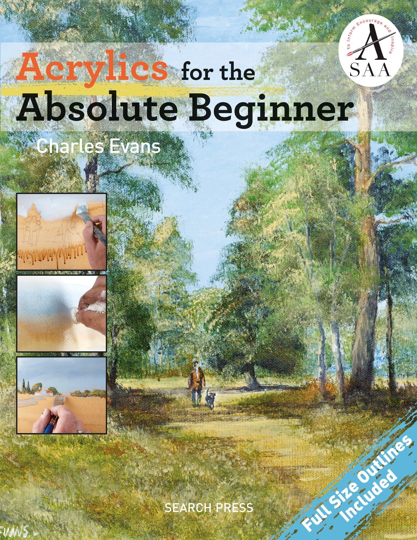 Acrylics for the Absolute Beginner (ABSOLUTE BEGINNER ART),Used